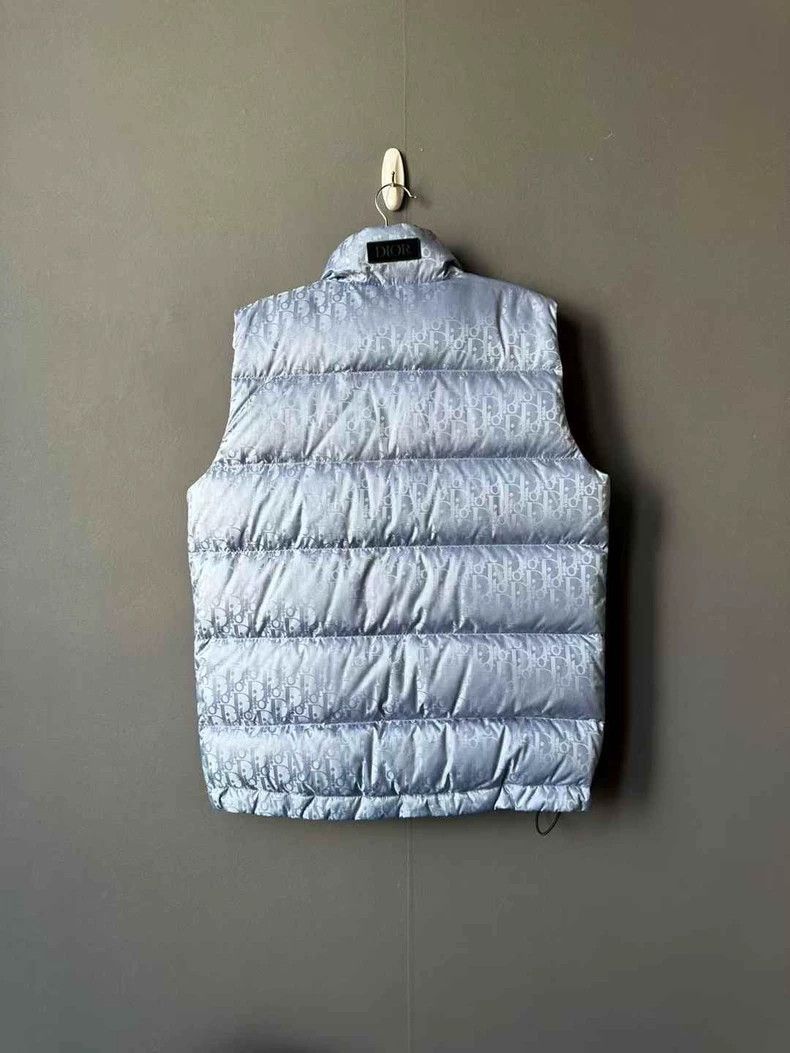 Dior Dior Glacier blue full print down vest 2501-Nextarrow Size US S / EU 44-46 / 1 - 2 Thumbnail