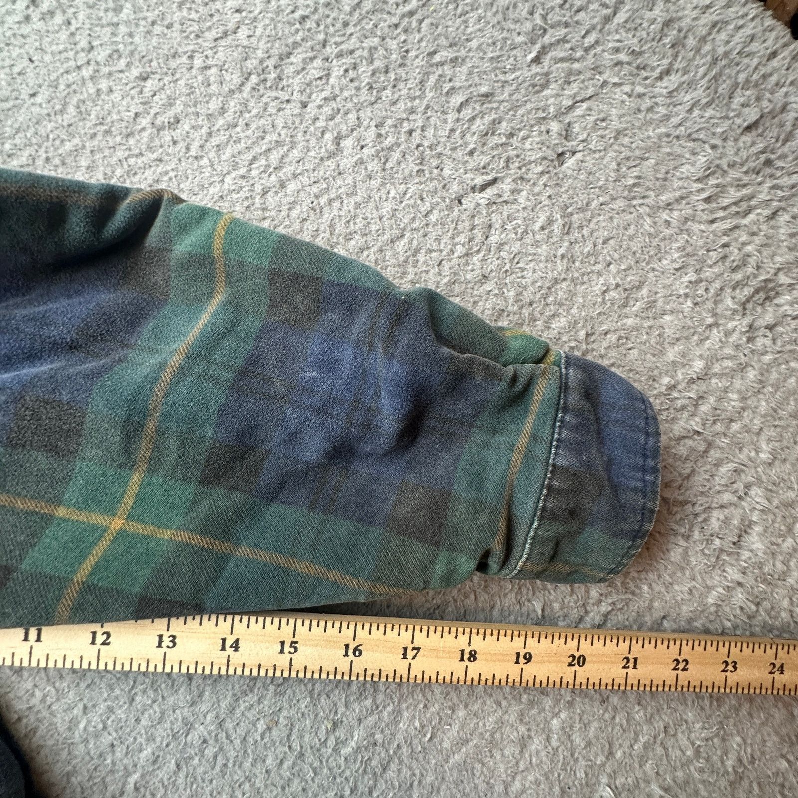Structure VTG Structure Plaid Flannel Zip Jacket Shirt Medium Size US M / EU 48-50 / 2 - 4 Thumbnail