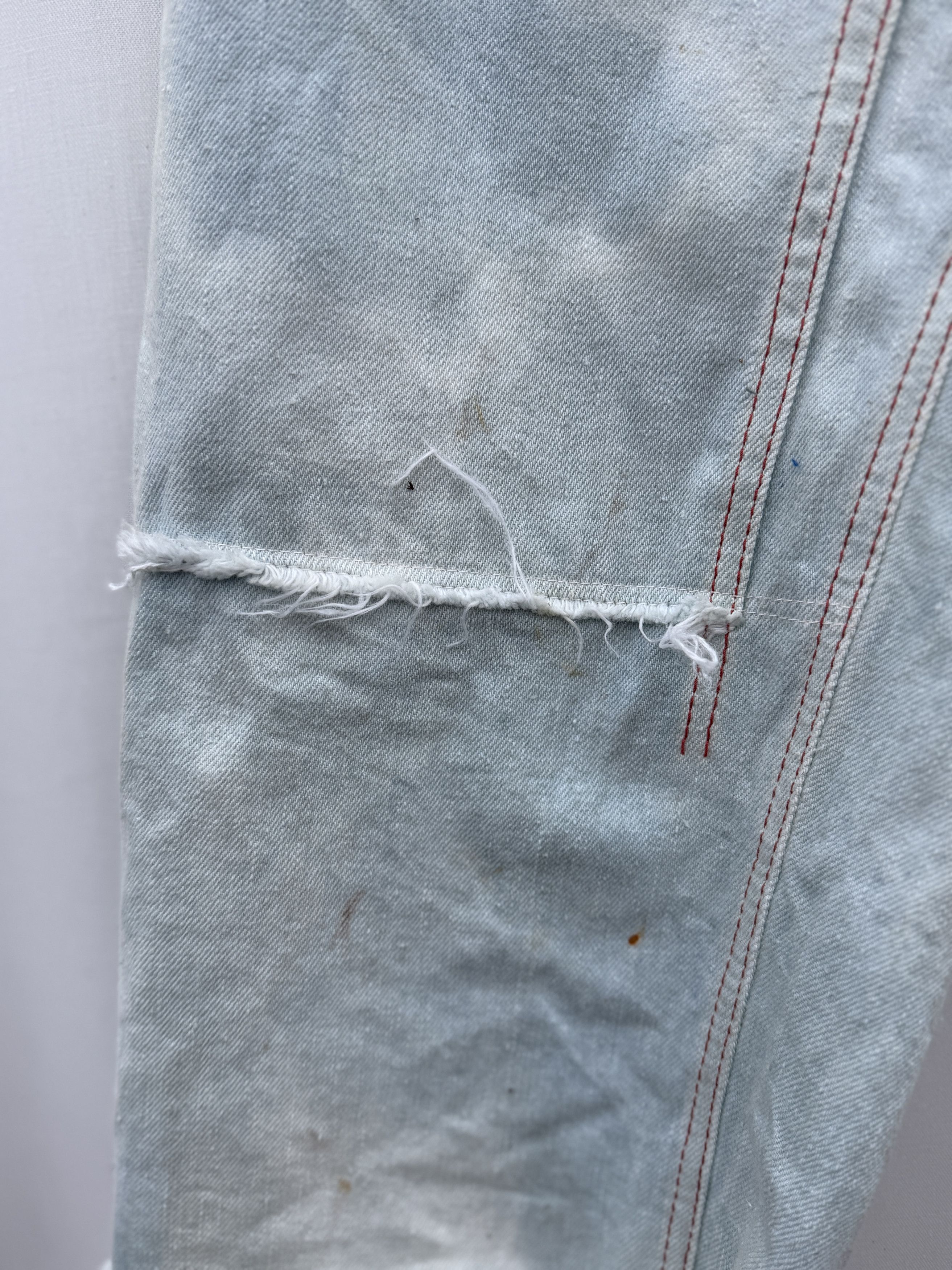 Other Vimeux Bleached Double Front Jeans Size US 34 / EU 50 - 8 Thumbnail