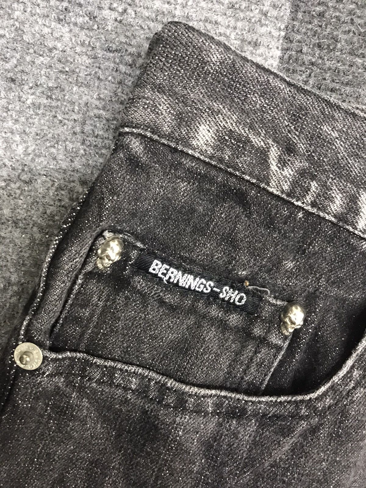 Japanese Brand BERNINGS SHO Poem Junya Style Flare Jeans Size US 29 - 8 Thumbnail