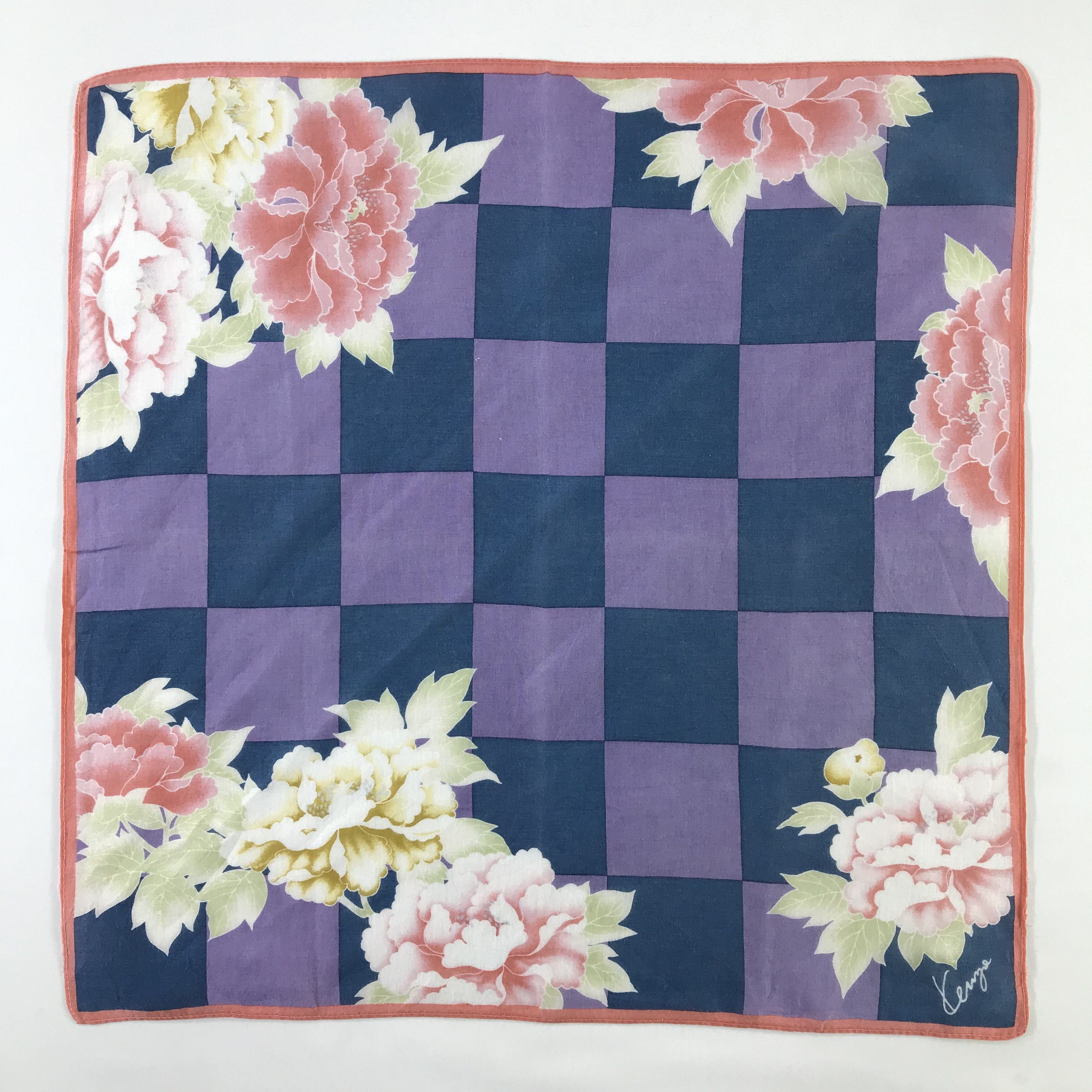 Kenzo × Vintage Kenzo Bandana / Handkerchief / Neckerchief - S442 Size ONE SIZE - 1 Thumbnail