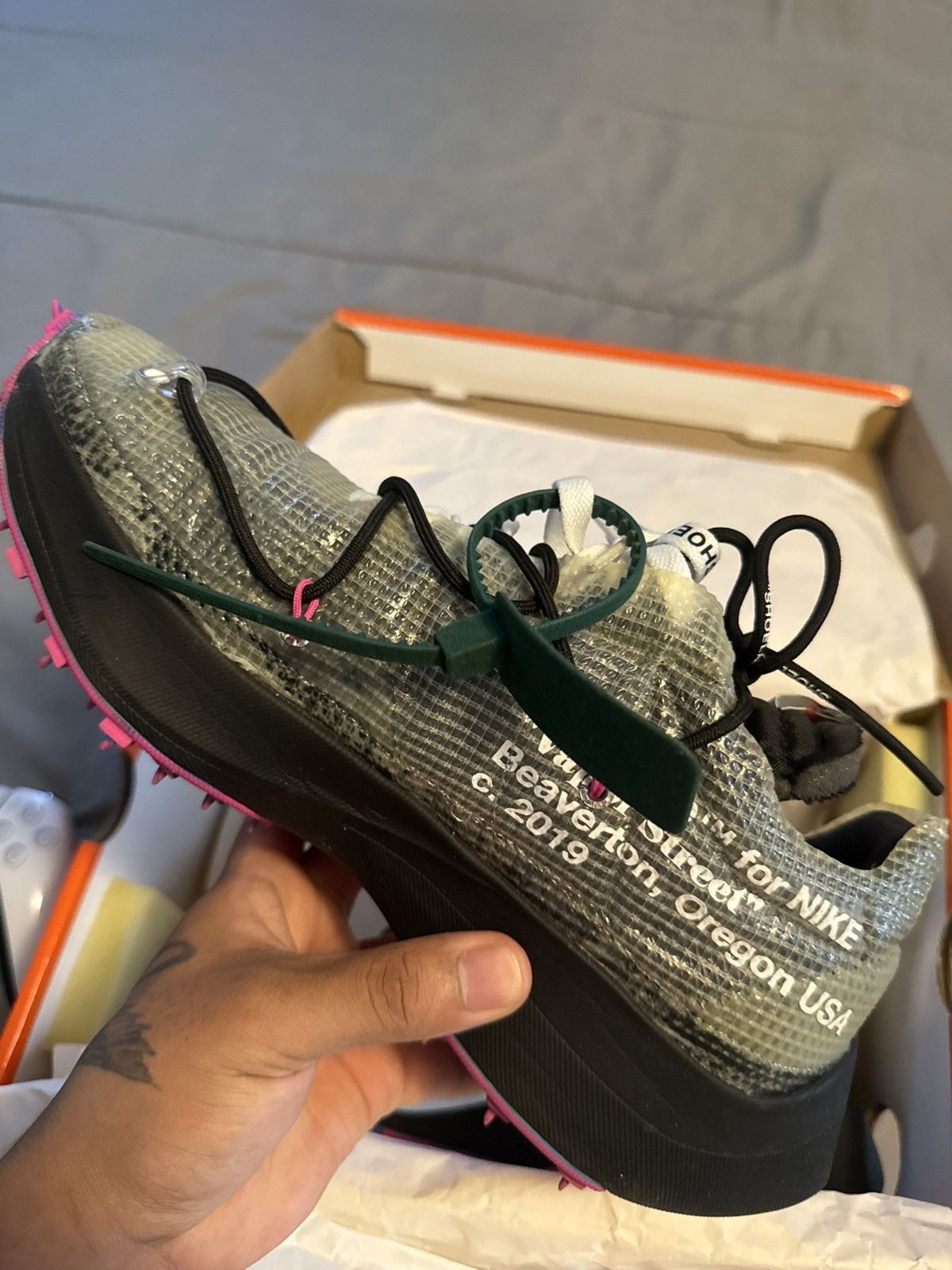 Nike × Off-White Nike x Off-White x Vapor Street “Laser Fuchsia” Size US 10 / EU 43 - 3 Thumbnail