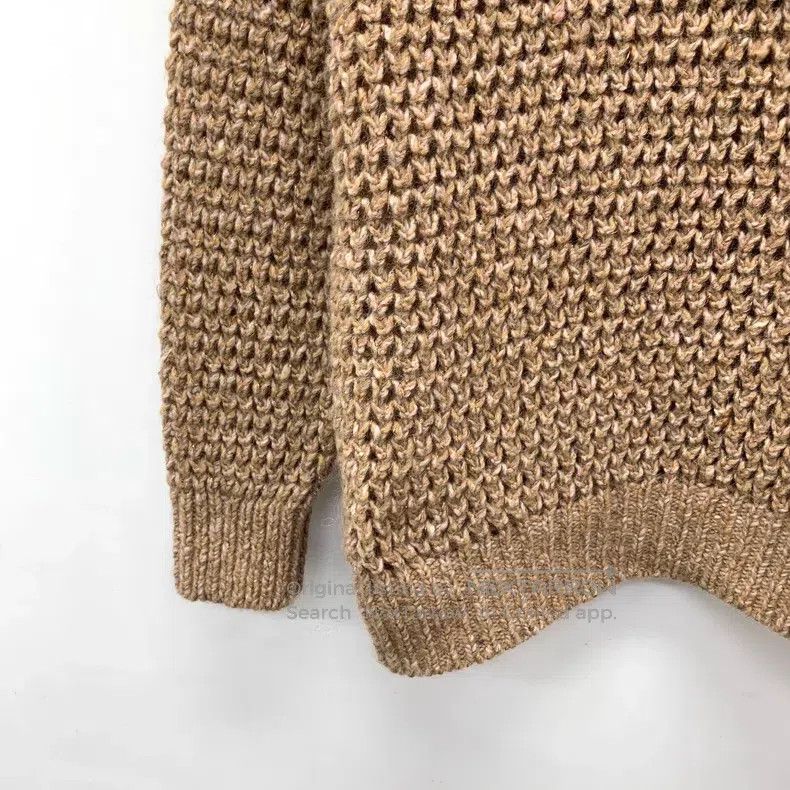 Brunello Cucinelli Brunello Cucinelli Brown wool round-neck, long-sleeve open Size XXS / US 00 / IT 34 - 4 Thumbnail