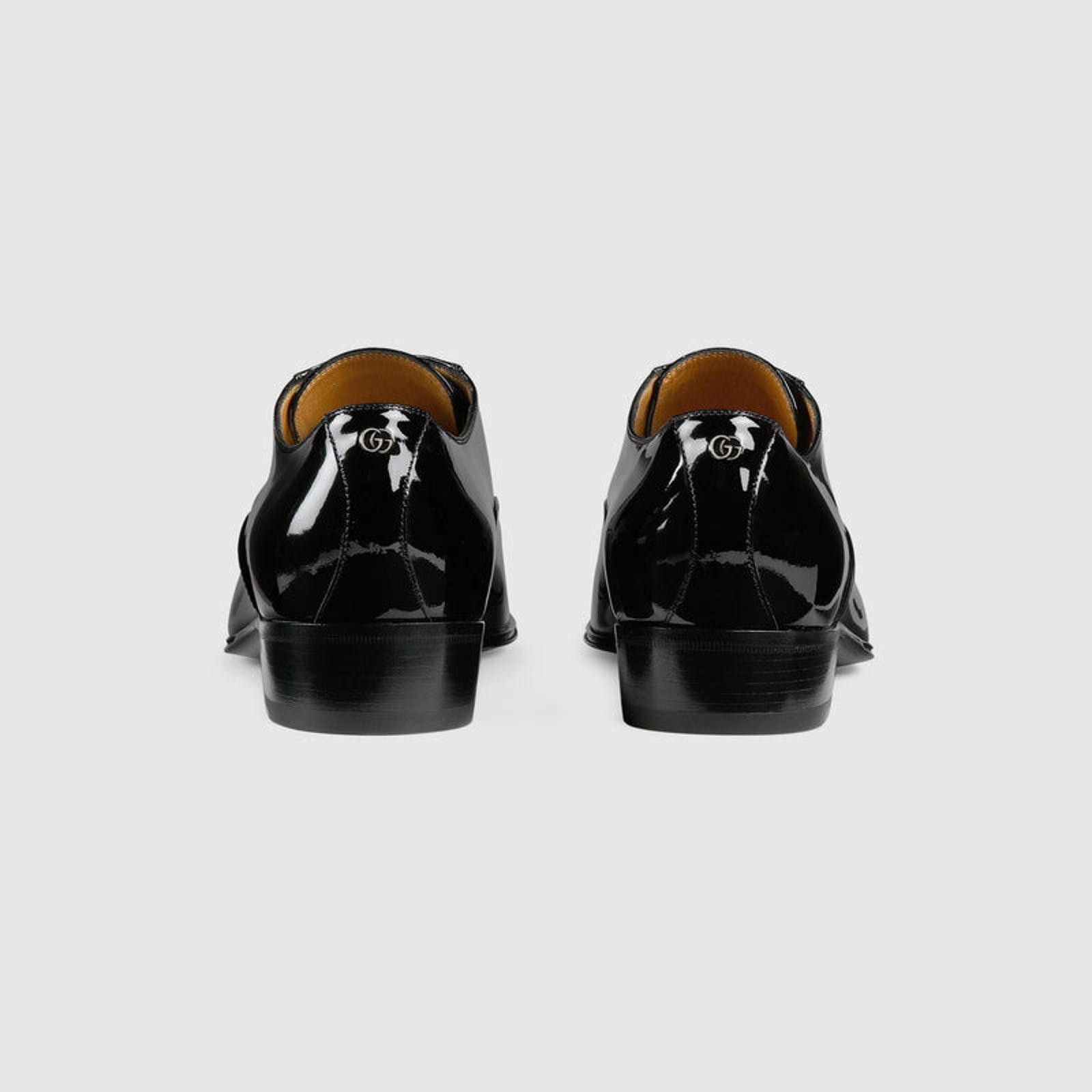 Gucci Gucci Double G Lace Up Patent Shoes Size US 5 / EU 37 - 3 Thumbnail