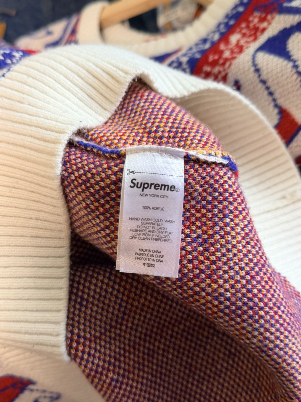 Supreme Supreme All over Print Sweater Size US L / EU 52-54 / 3 - 4 Thumbnail