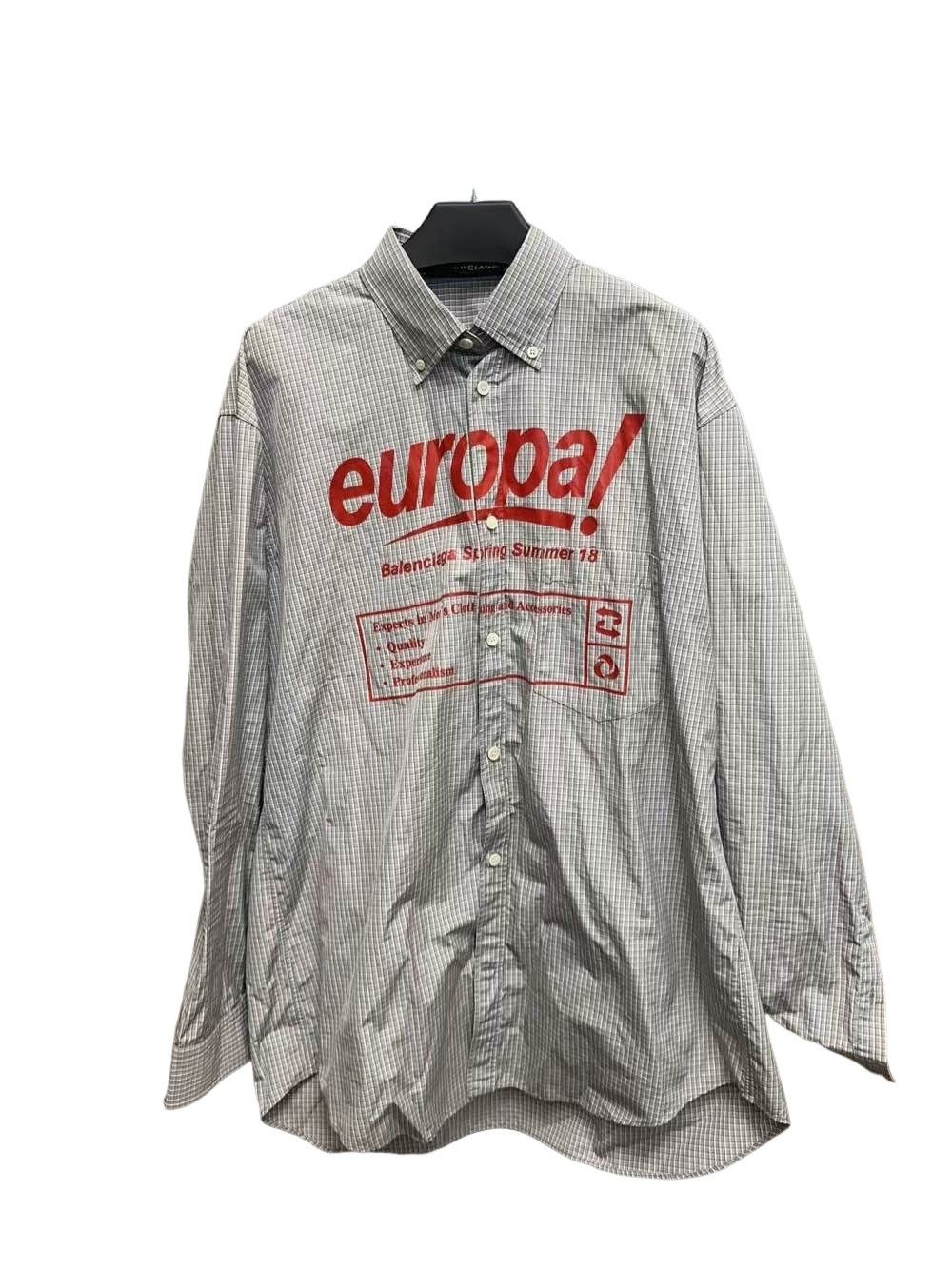 Balenciaga Balenciaga Europa Dry-Clean Shirt | Grailed
