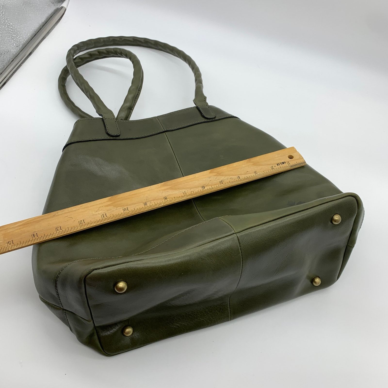 Other Patricia Nash Convertible Leather Mallory Tote Soft Olive Size ONE SIZE - 10 Thumbnail