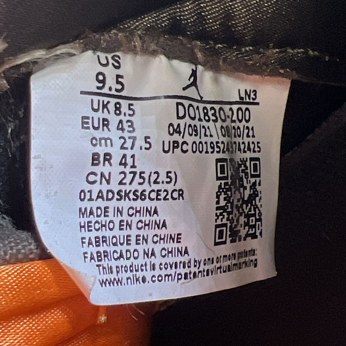 Jordan Brand Air Jordan 3 Patchwork Size US 9.5 / EU 42-43 - 9 Thumbnail