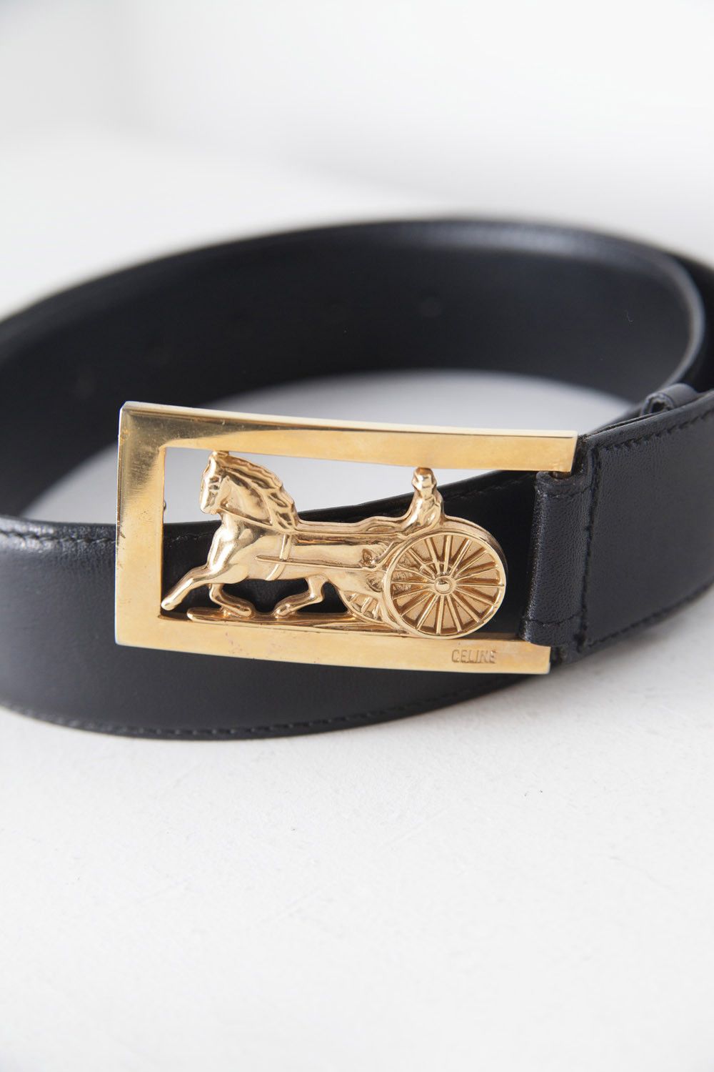 Celine Vintage 1980's carriage Céline belt Size ONE SIZE - 5 Thumbnail