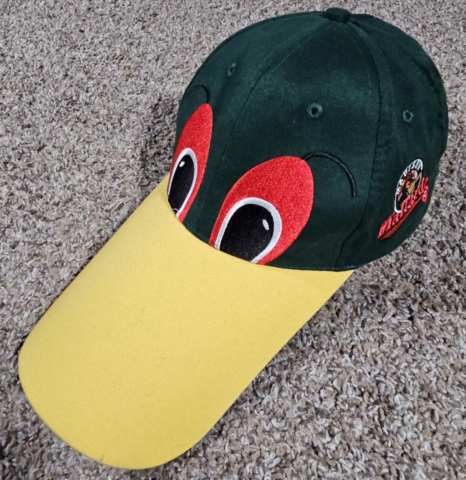 Designer Madison Mallards long bill Strap Hook & Loop Baseball hat Size ONE SIZE - 1 Thumbnail