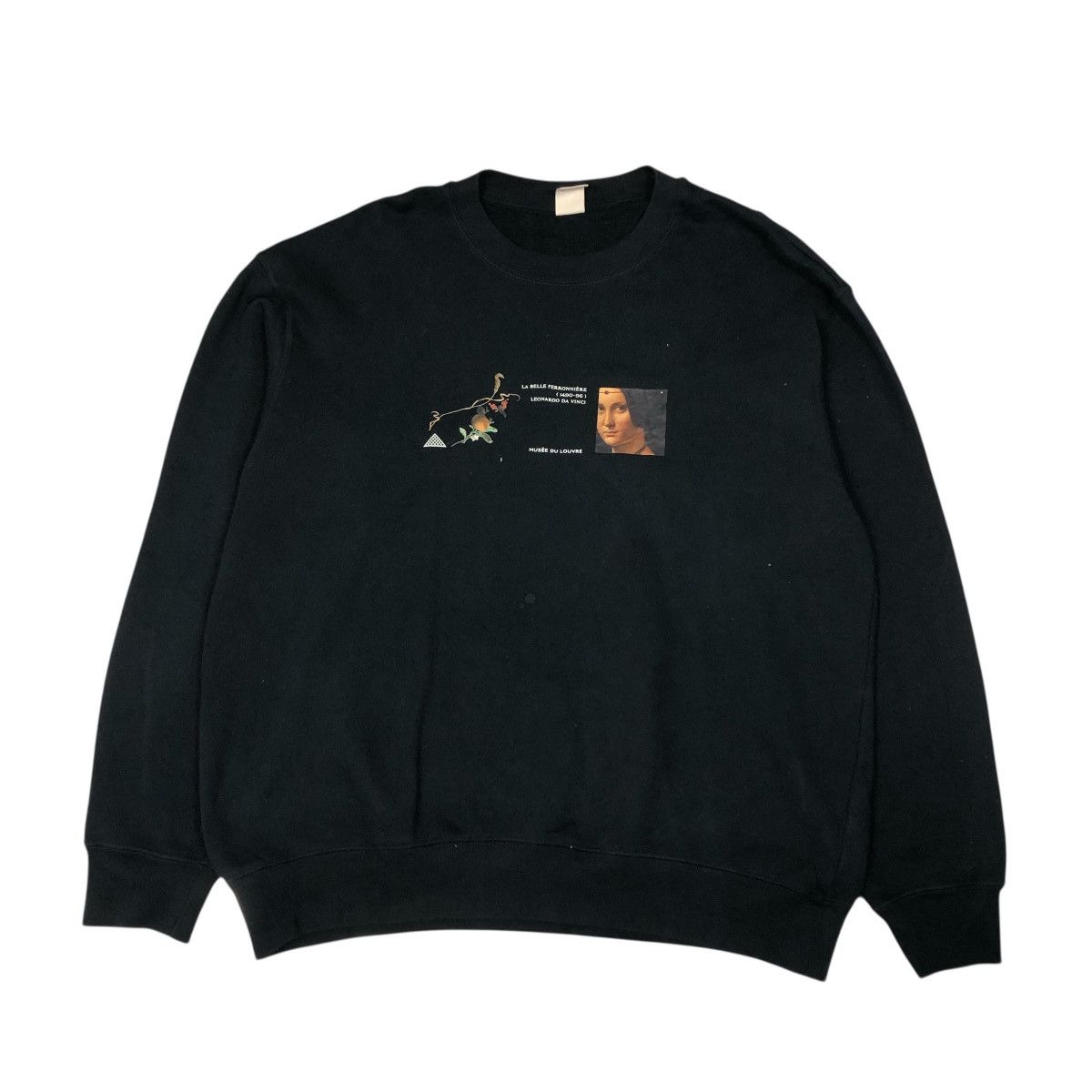 Japanese Brand 📌Vintage Sweatshirt Musee Du Louvre Big Logo Size US L / EU 52-54 / 3 - 1 Thumbnail
