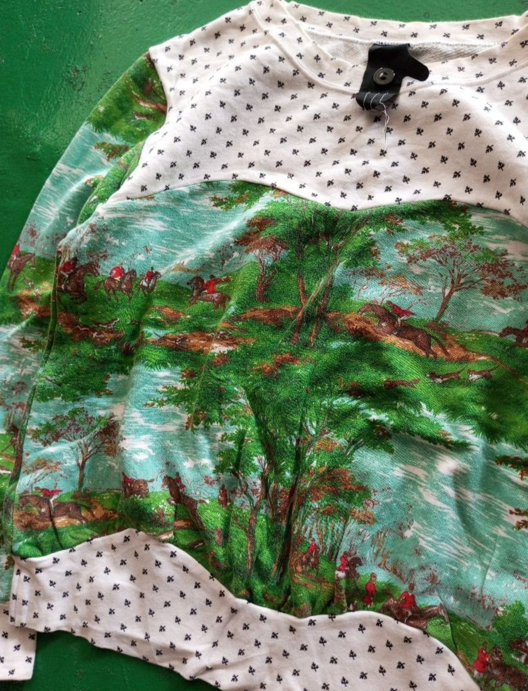 Japanese Brand Bernhard Willhelm Hunting Landscape Print Sweatshirt Size S / US 4 / IT 40 - 3 Thumbnail