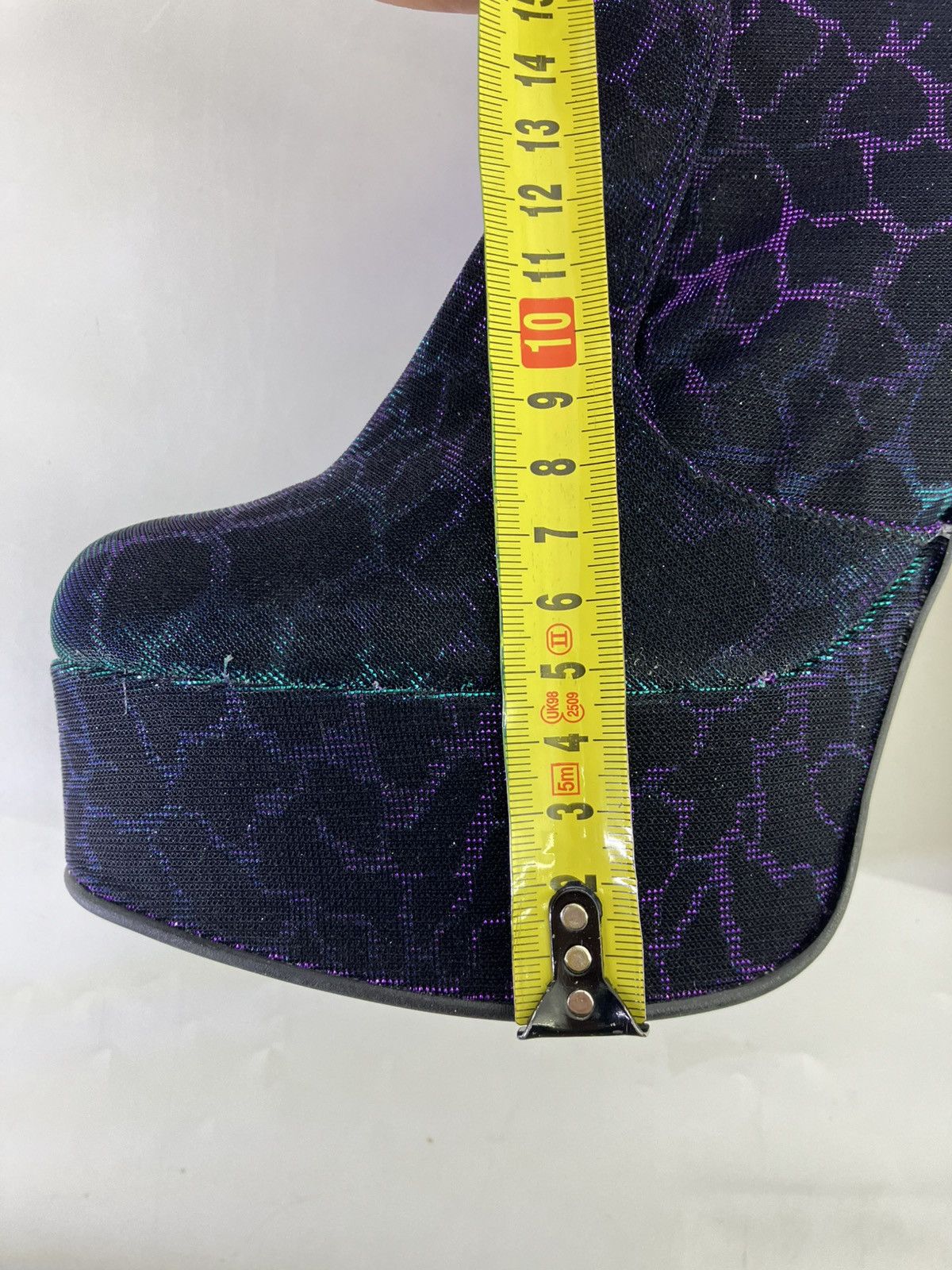Vintage Over-the-knee thigh-high boots Nathaly Martinez 90s 00s Size US 8 / IT 38 - 7 Thumbnail