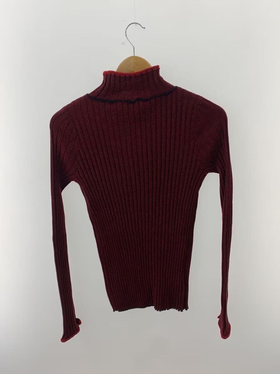 Y's × Yohji Yamamoto Turtleneck Ribbed Wool Knit Sweater Size M / US 6-8 / IT 42-44 - 2 Thumbnail