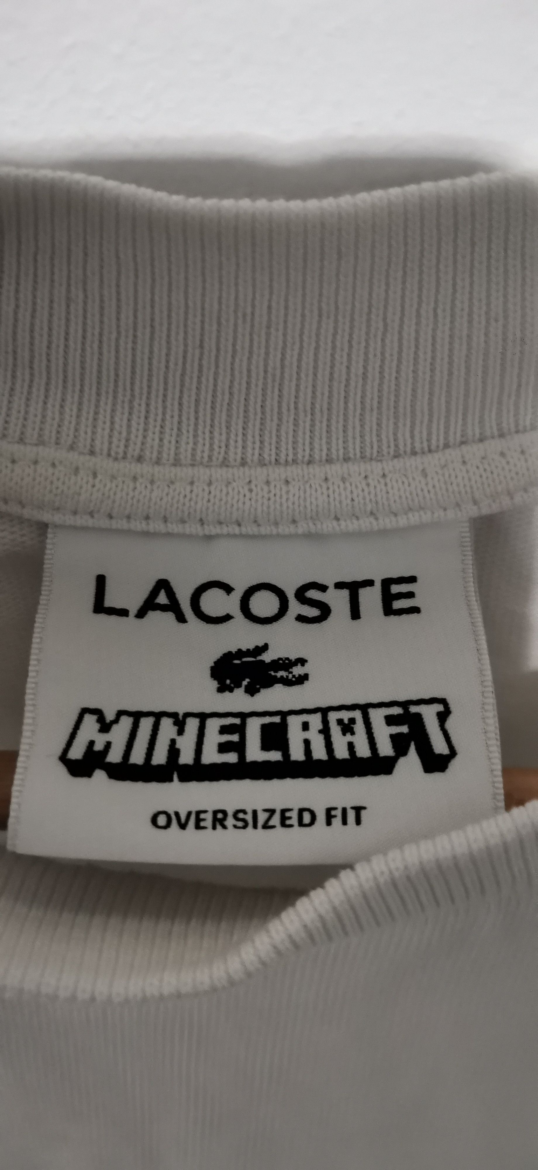 Lacoste Lacoste live x Minecraft Women’s Shirt – Organic Cotton Size ONE SIZE - 3 Thumbnail