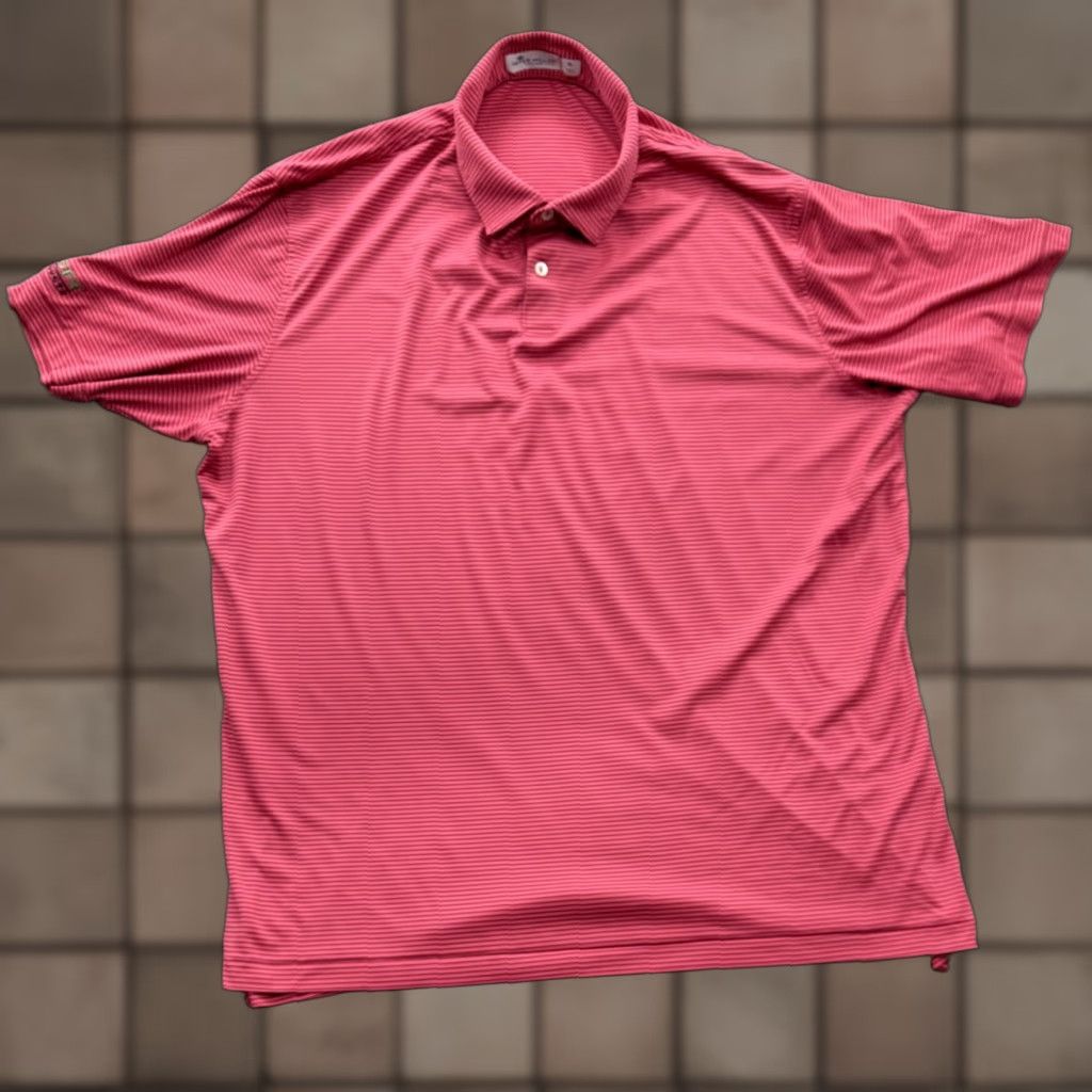 Peter Millar Peter Millar Polo Shirt Mens XL Pink Featherweight UPF 50+ Golf Performance Shirt Size US XL / EU 56 / 4 - 1 Thumbnail