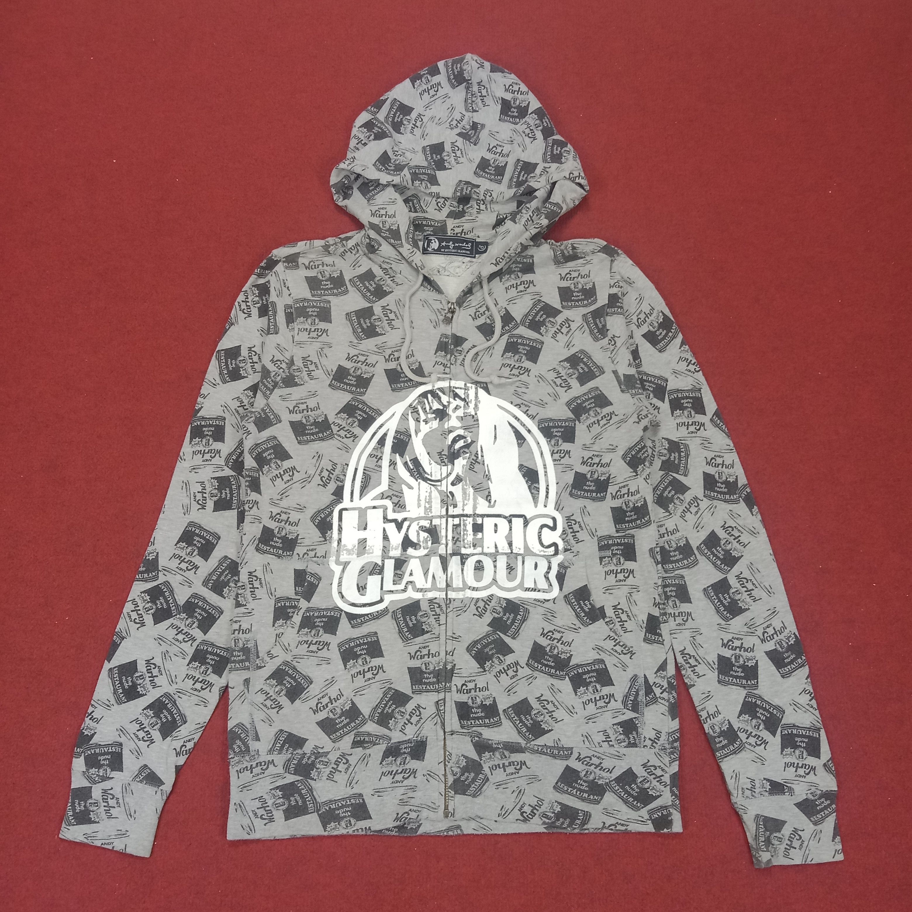 Hysteric Glamour Hysteric Glamour X Andy Warhol Zipper Hoodies Custom Art Size US S / EU 44-46 / 1 - 1 Thumbnail