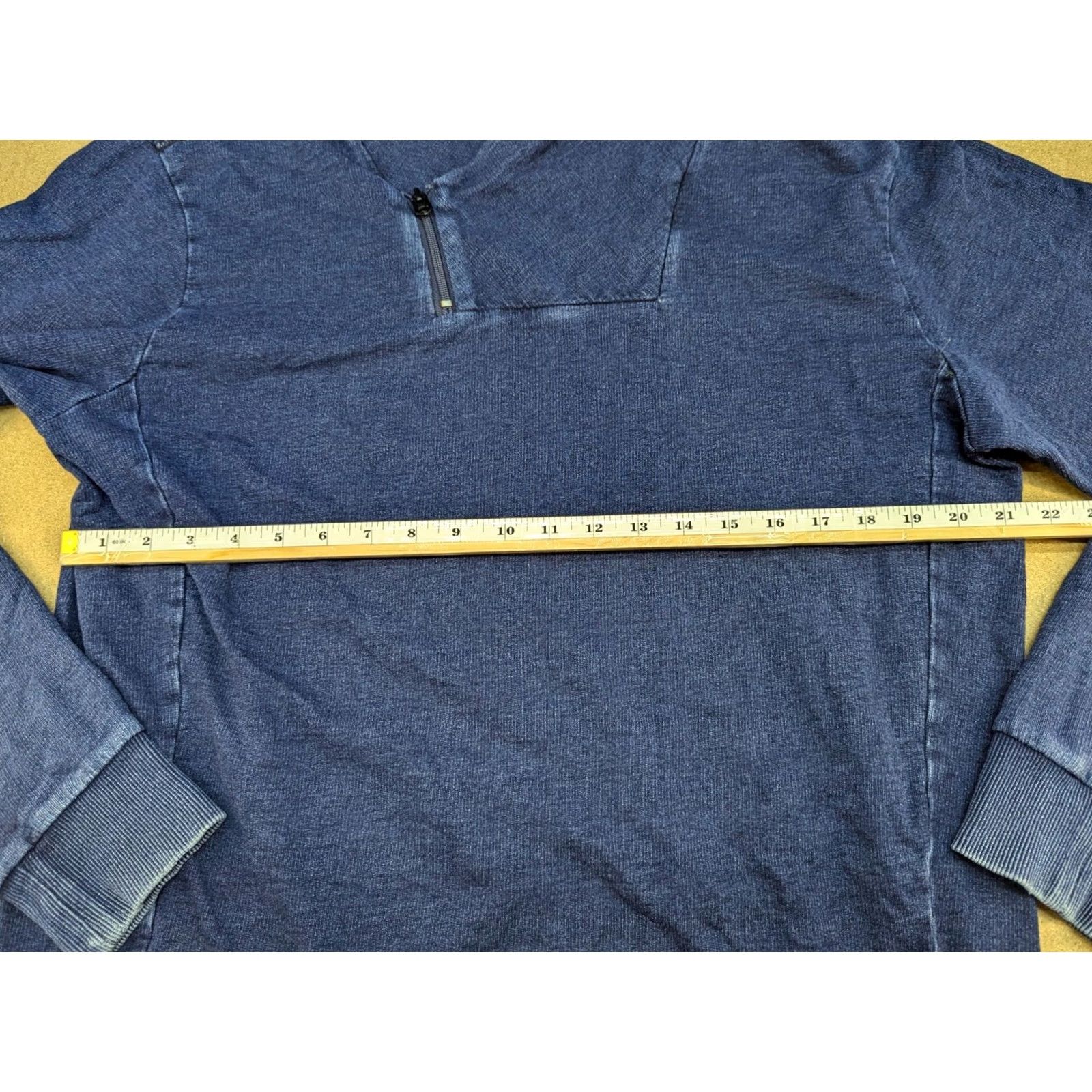 G-Star G-Star Raw Omaros Aero Mens Sweater XL Denim Blue Indigo Turtle Neck Cotton Pullover Casual Mens XL Denim Blue Indigo Cotton Pullover Turtle Neck Size US XL / EU 56 / 4 - 6 Thumbnail