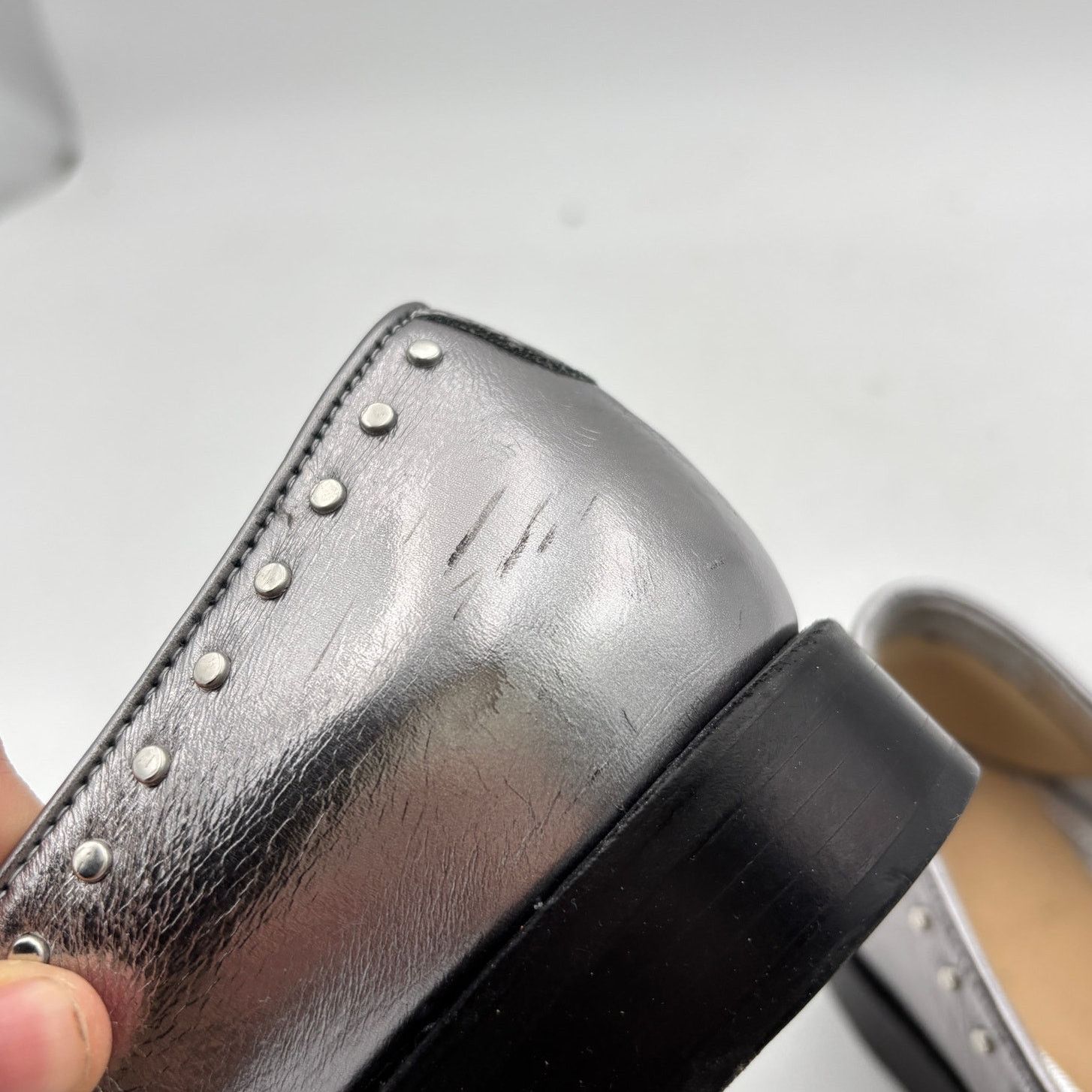 Other The Office of Angela Scott Miss Cecilia Studded Loafers 36 Size US 6 / IT 36 - 11 Thumbnail