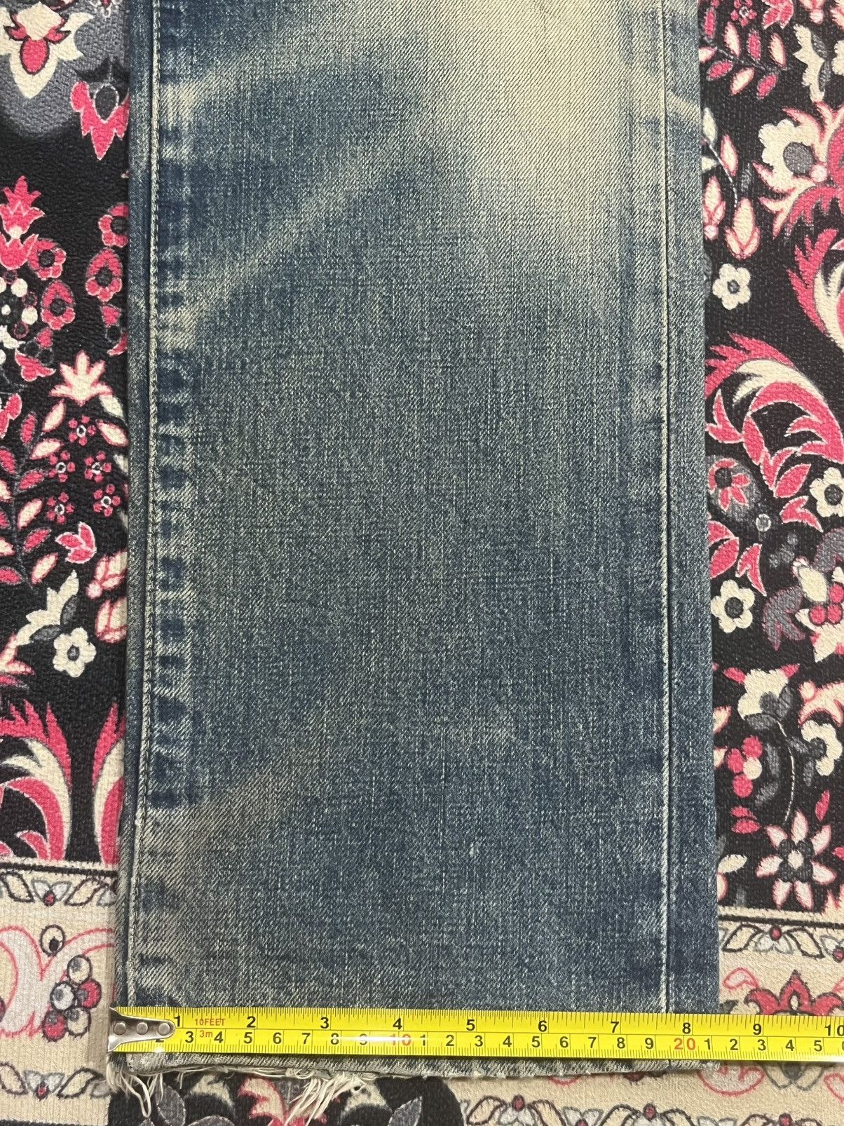 Levi's Levi’s 503BXX Big E Blue Mud Washed Distressed Selvedge Jean Size US 29 - 19 Thumbnail