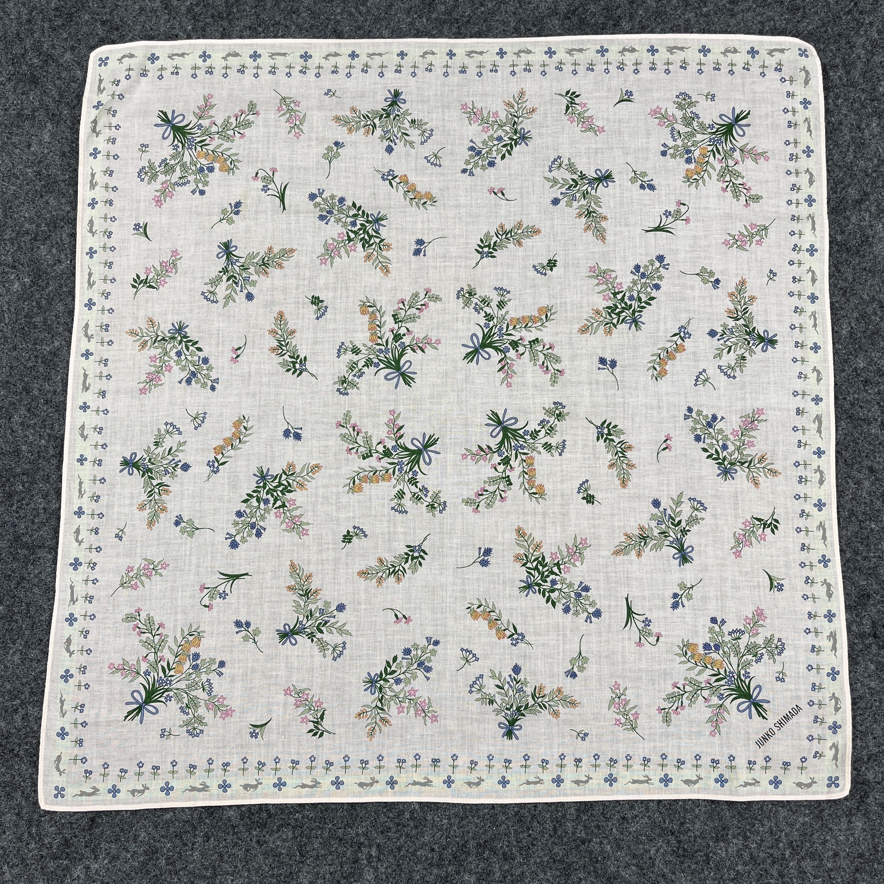Japanese Brand Junko Shimada Handkerchief Neckerchief Bandana B340 Size ONE SIZE - 2 Thumbnail