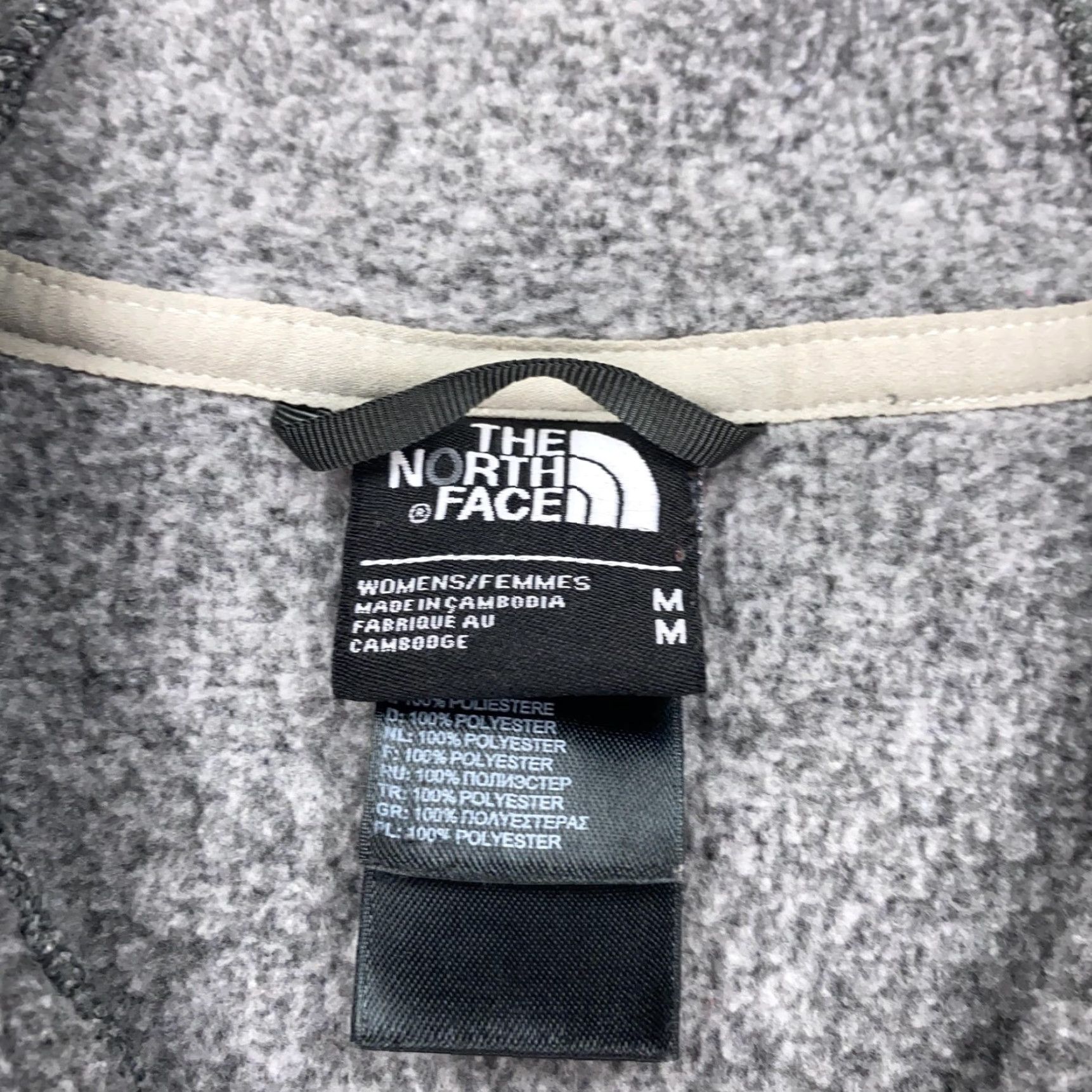 The North Face VINTAGE? No. The North Face Pullover Women M Gray Knit Hooded Sweater Fleece Winter Outdoor Size M / US 6-8 / IT 42-44 - 4 Thumbnail