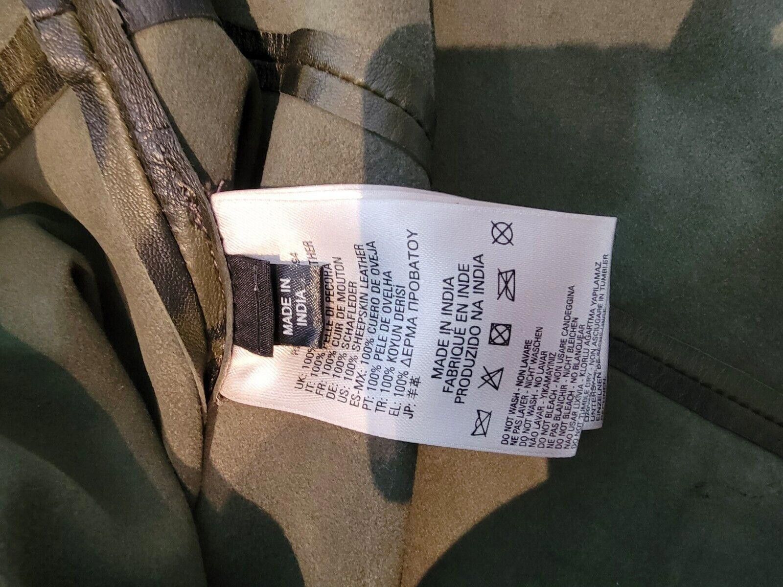 Diesel DIESEL S-Late Padded Printed Camo Leather Men's Jacket L Size US L / EU 52-54 / 3 - 5 Thumbnail