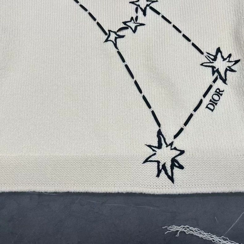 Dior Dior Embroidered Starry Knit Sweater XXL-2506 Size US XXL / EU 58 / 5 - 4 Thumbnail