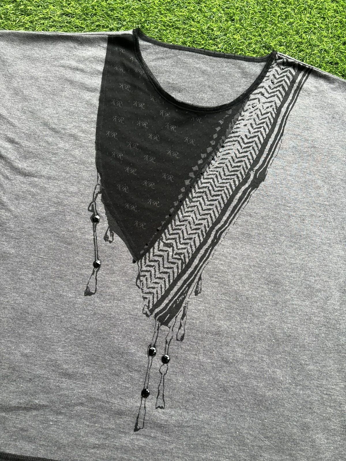 Hysteric Glamour Y2k Inno cente Syal Style Over Size Tshirt Size ONE SIZE - 3 Thumbnail