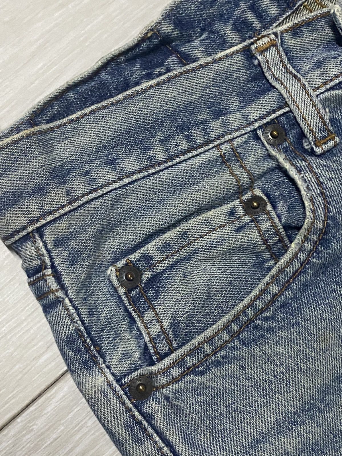Big John Vintage Big John Grunge Distressed Straight Loose Jeans Size US 28 / EU 44 - 10 Thumbnail