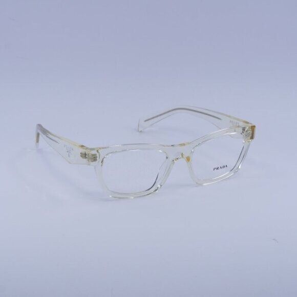 Prada Prada PRB01V 19X1O1 Eyeglasses Pale Gold Plated 54mm Cat Eye Size ONE SIZE - 3 Thumbnail