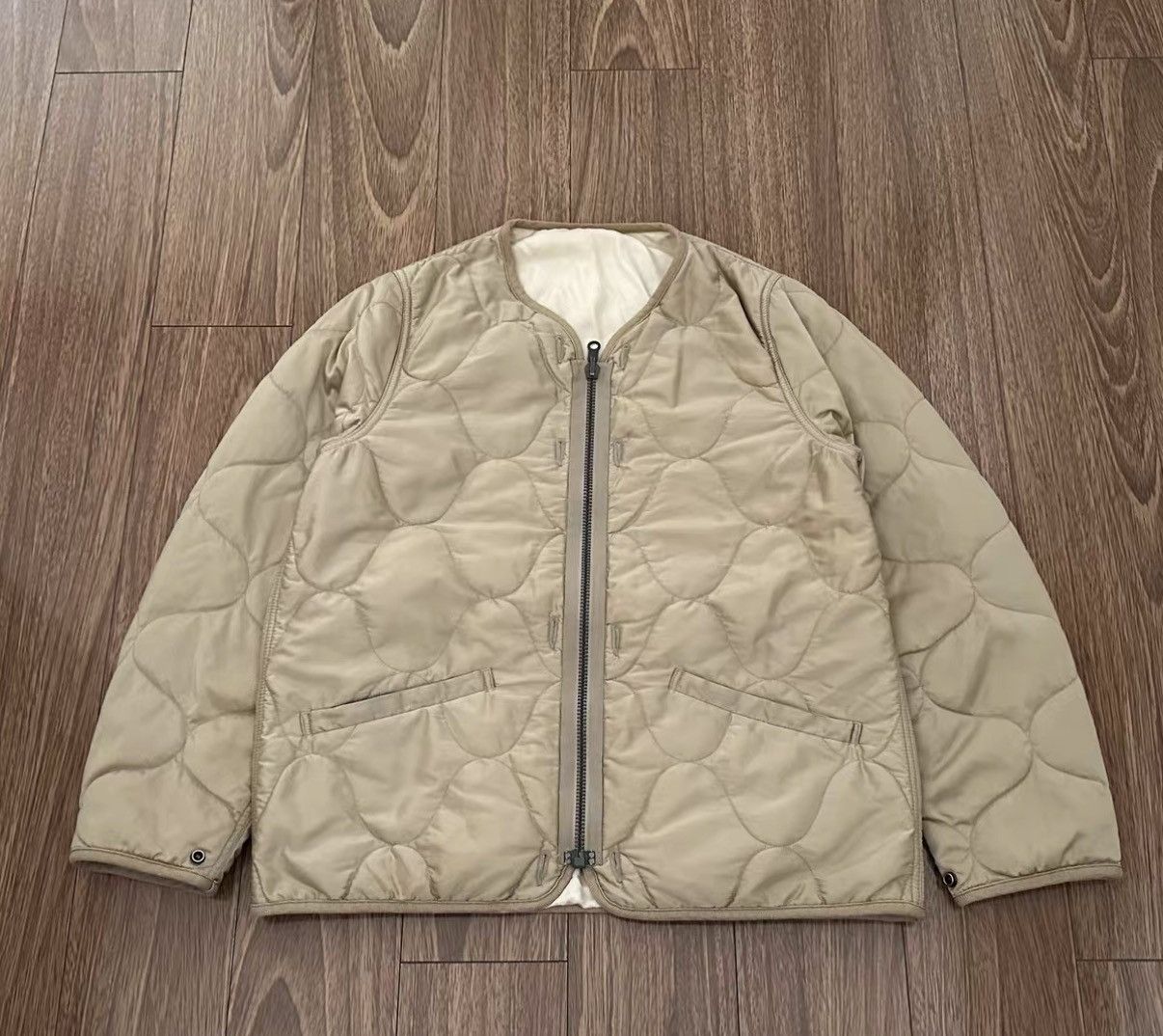 VISVIM 19AW IRIS LINER JKT Nylon mud-dyed embroidered jacket