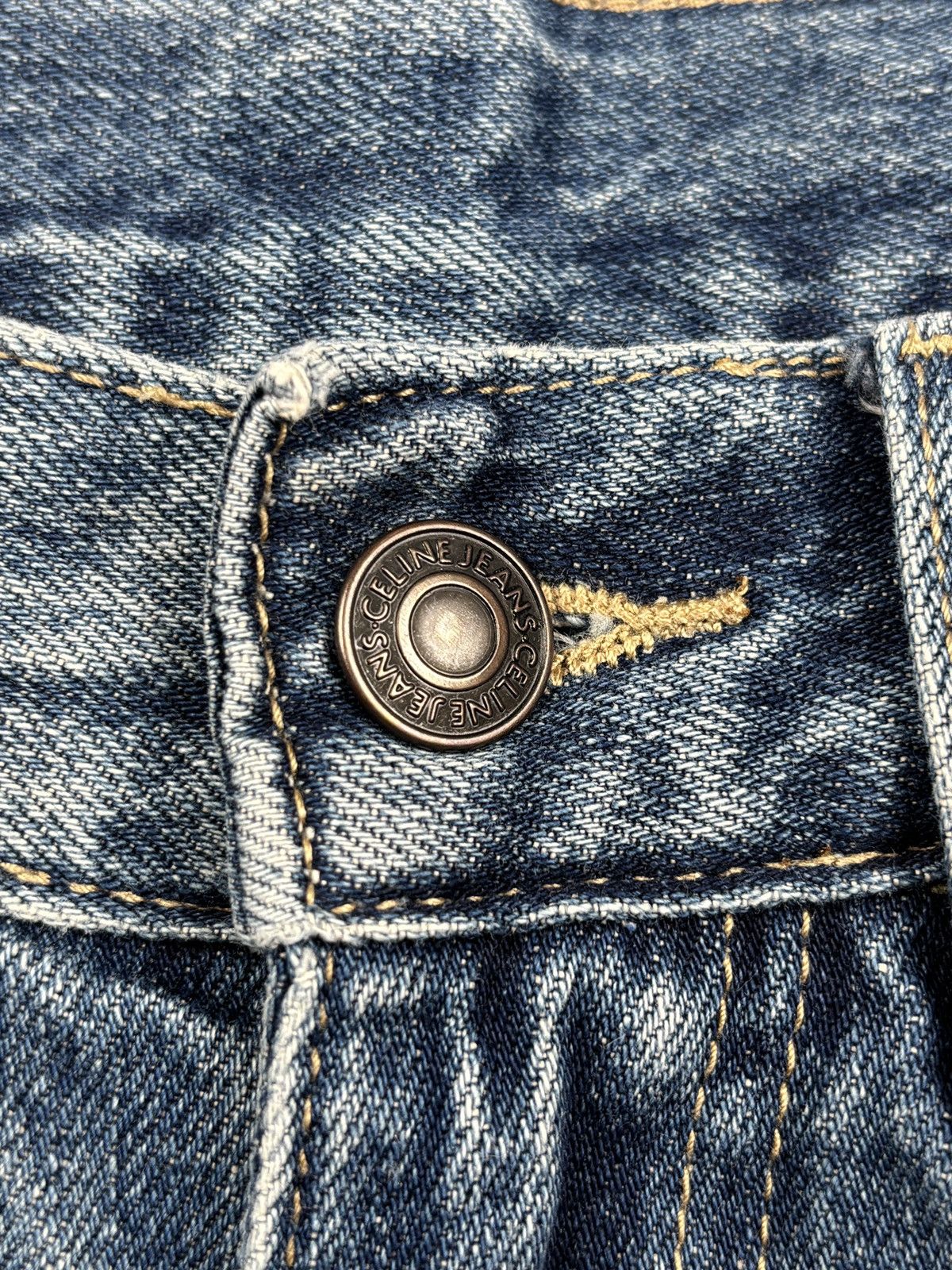 Celine Hedi Slimane - S/S 2020 Union Washed Flared Jeans Size 27" / US 4 / IT 40 - 8 Thumbnail