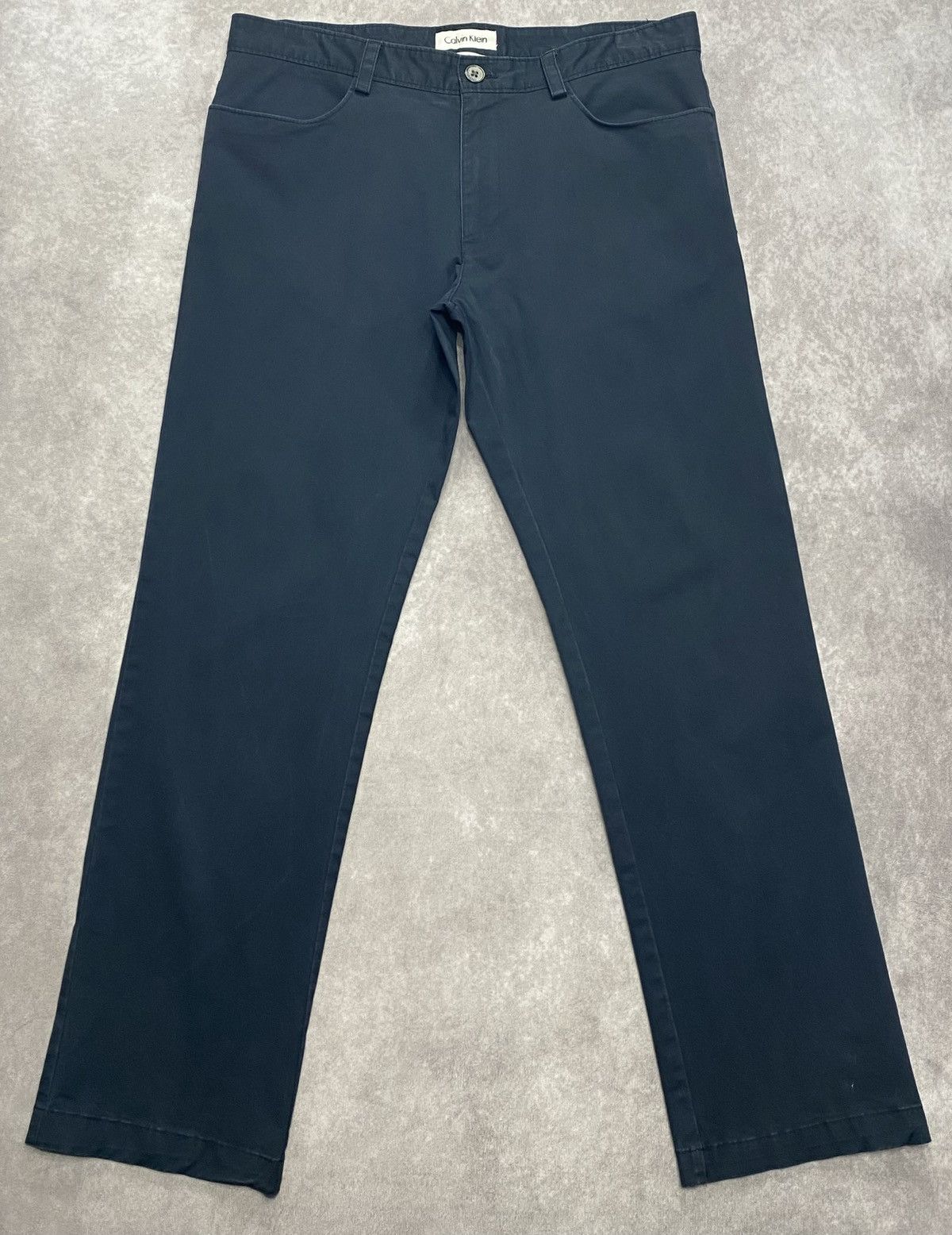 Calvin Klein Calvin Klein Navy Stretch Casual Chino Pants Size US 32 / EU 48 - 1 Thumbnail