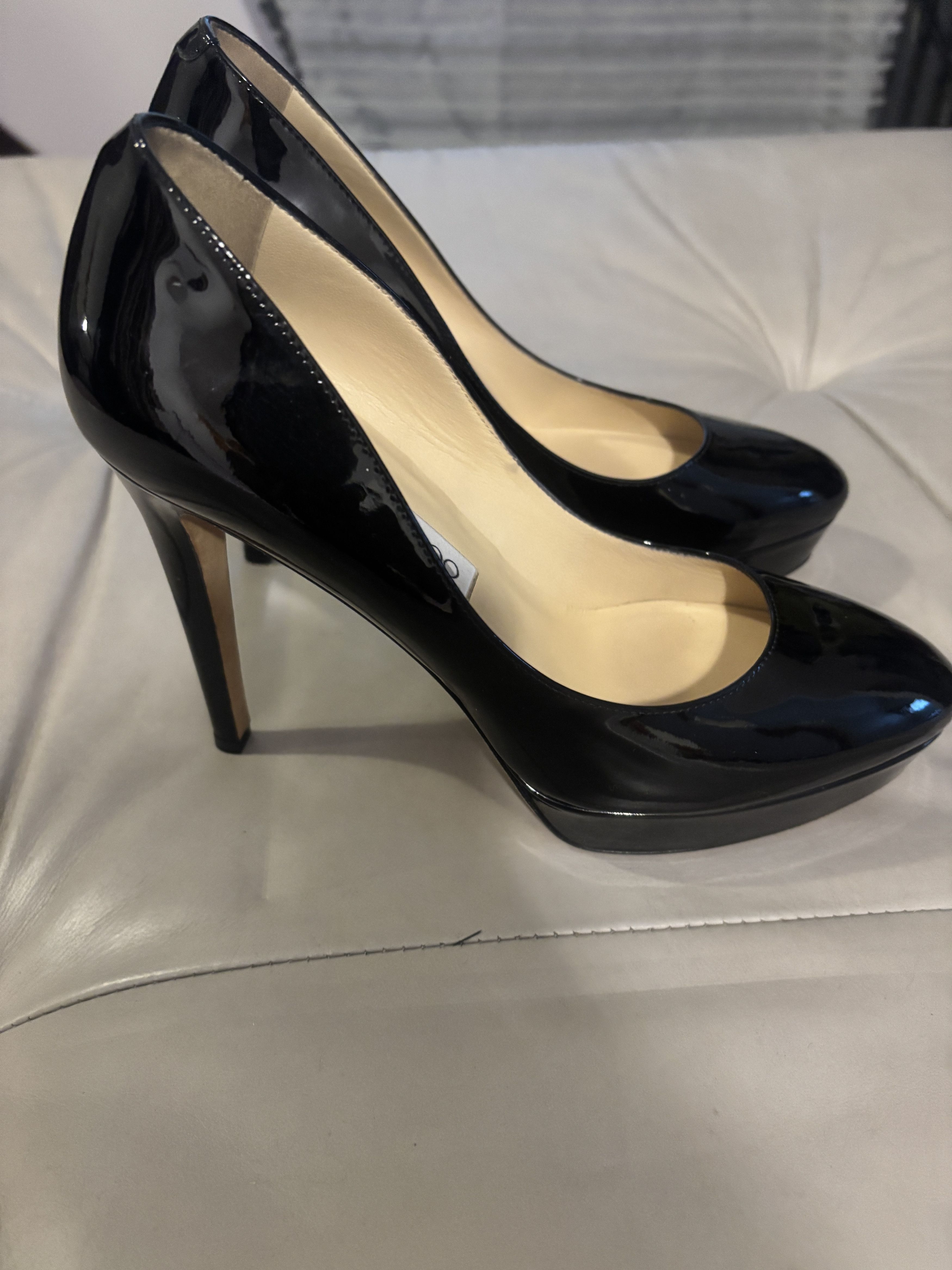 Jimmy Choo Classic Patent Leather 4 inch Heel Size US 8 / IT 38 - 1 Thumbnail