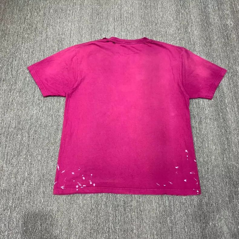Balenciaga Balenciaga Pink wash damage splash ink short sleeves Size US M / EU 48-50 / 2 - 2 Thumbnail