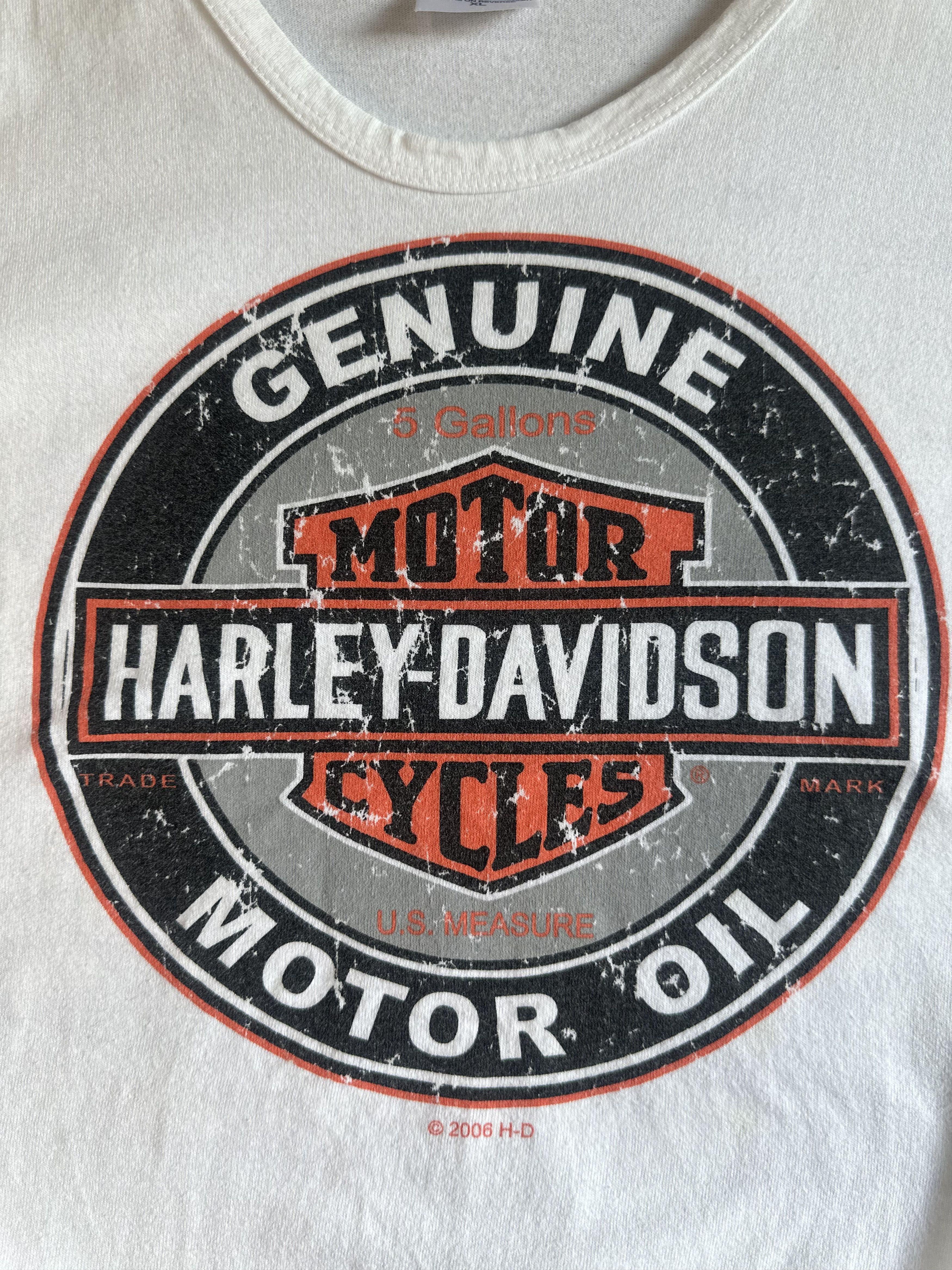 Harley Davidson Vintage 2000s Harley Davidson Wild West TX Graphic Tank Top Size US XL / EU 56 / 4 - 3 Thumbnail