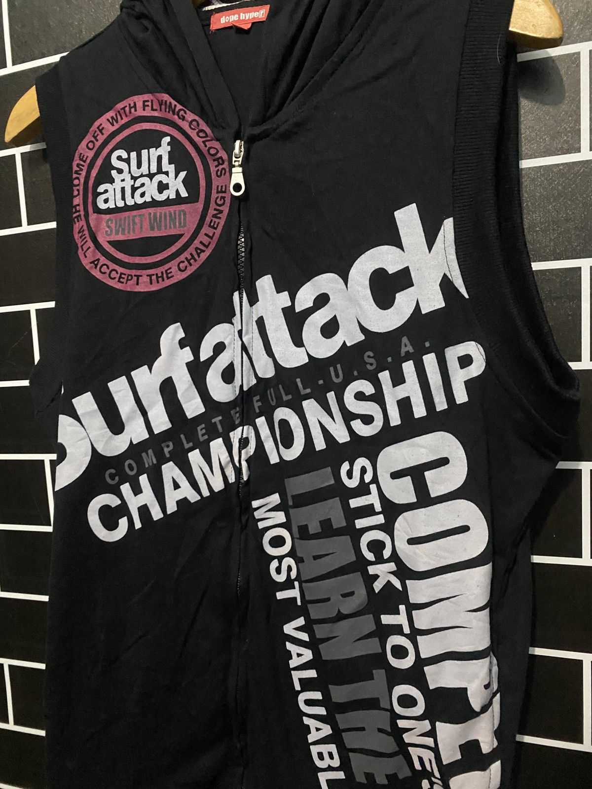 Other Dope hyper sleeveless hoodie surf attack dope hype japanese Size US L / EU 52-54 / 3 - 7 Thumbnail