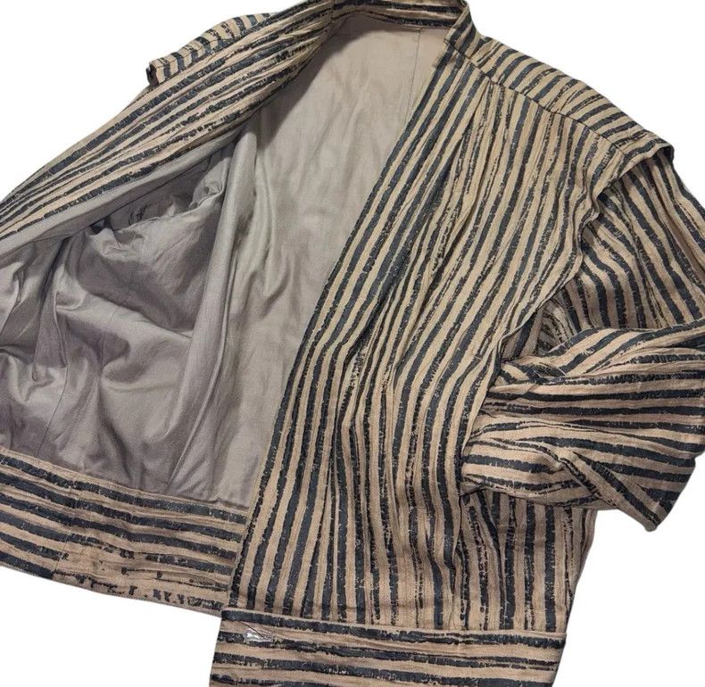 Issey Miyake issey miyake striped jacket Size US M / EU 48-50 / 2 - 6 Thumbnail