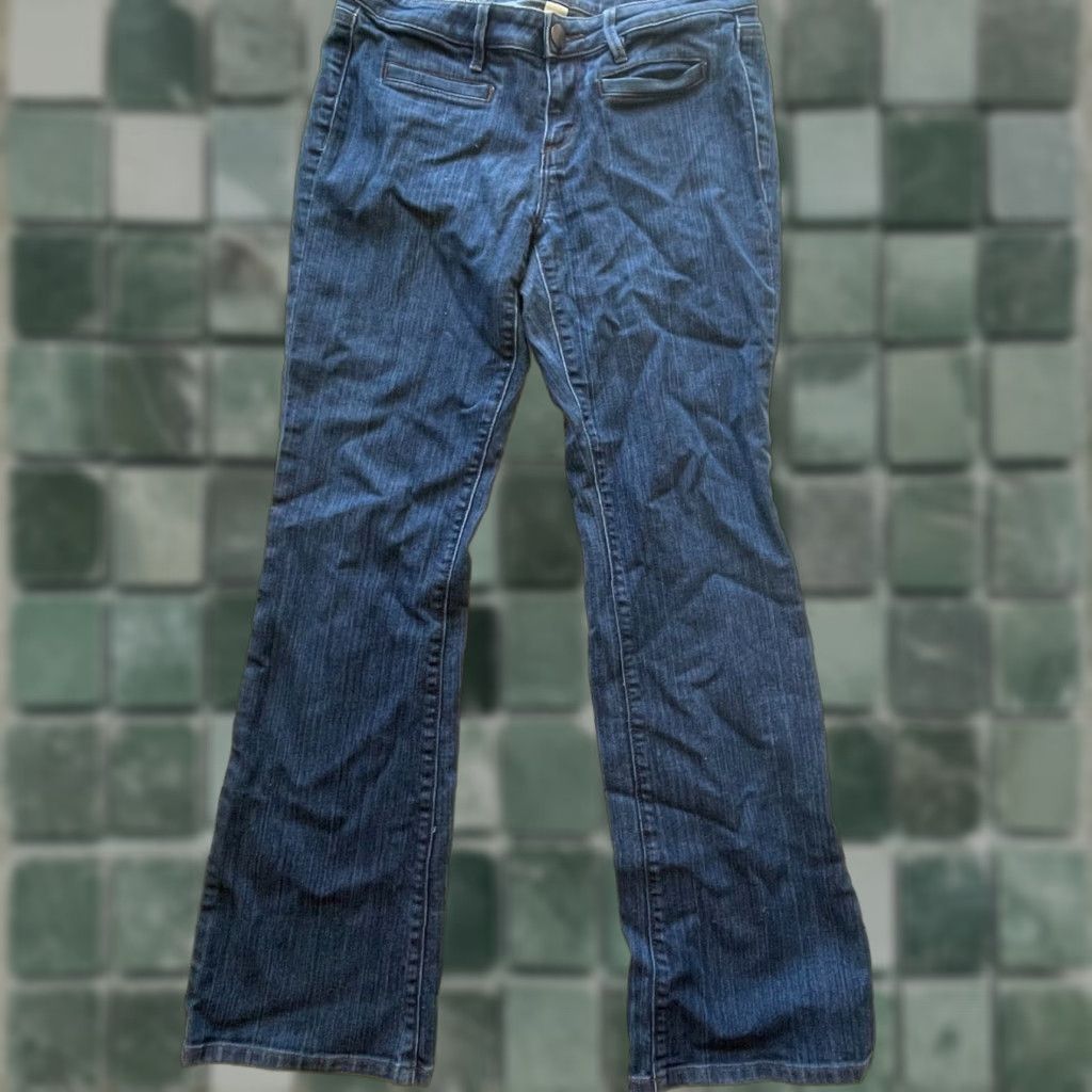 Loft Loft Jeans Pants Womens Size 4 P Original Bootcut Dark Wash Denim Jeans Bootcut Women Regular Size 4 Blue Pant Size 27" / US 4 / IT 40 - 1 Thumbnail
