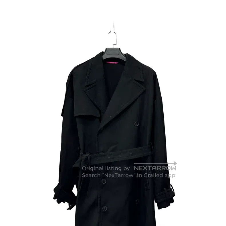Valentino Valentino Black breasted trench coat Size M / US 6-8 / IT 42-44 - 3 Thumbnail