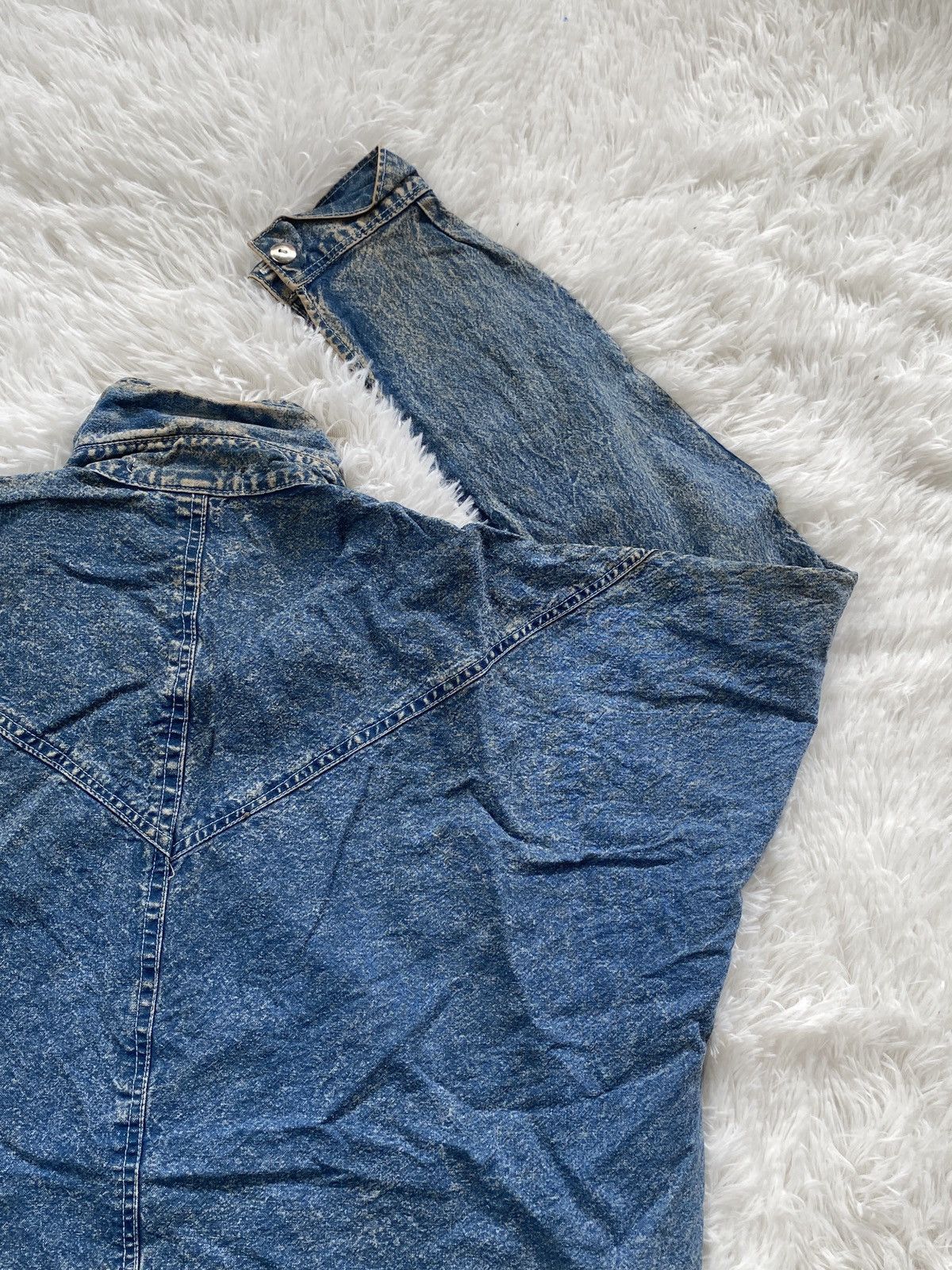 Vintage VINTAGE Lee Sands Hawaii Denim Button Jacket Women Size L / US 10 / IT 46 - 13 Thumbnail