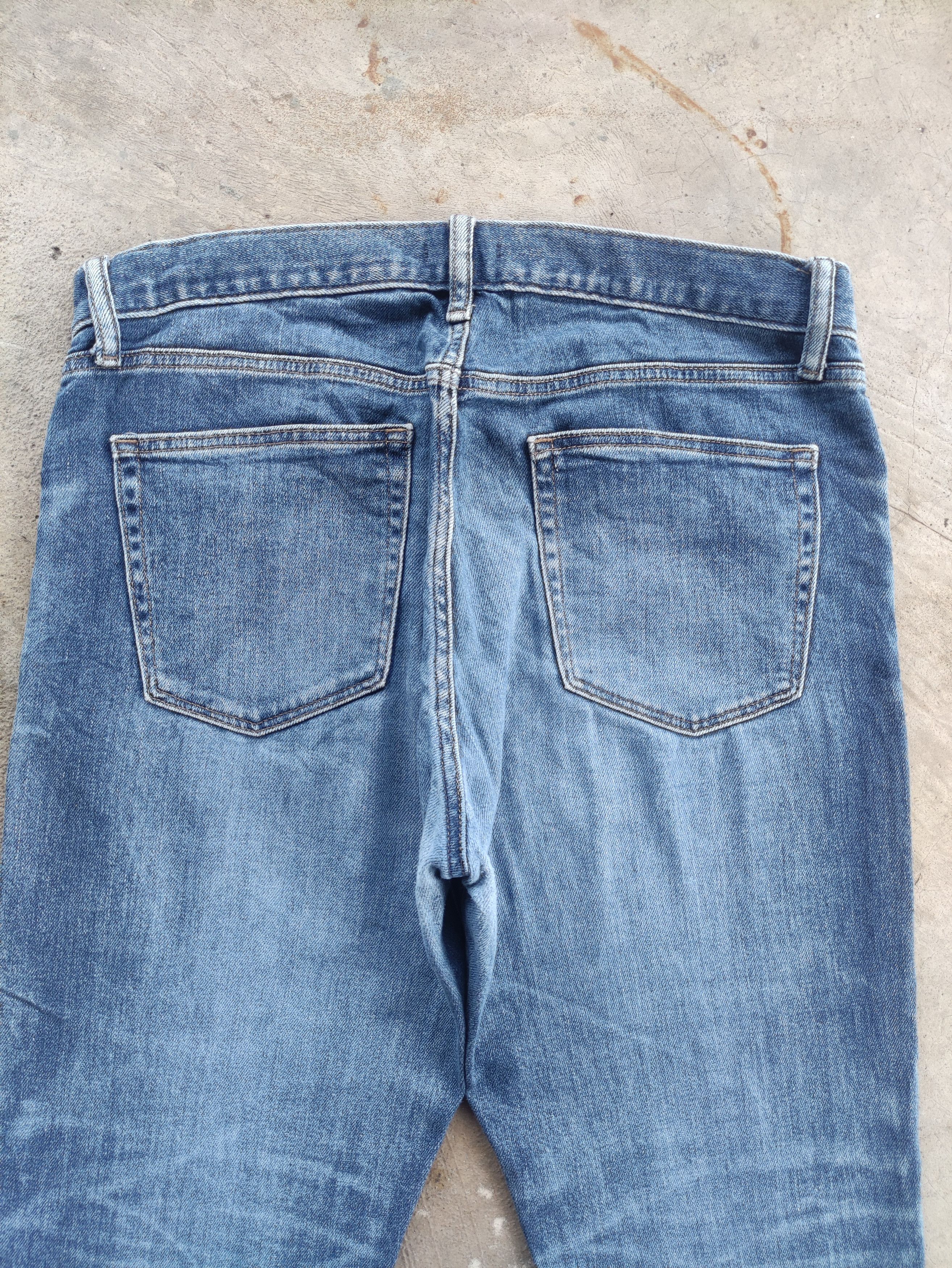 Japanese Brand Vintage Japanese Jean Distressed Faded Denim Size US 35 - 9 Thumbnail