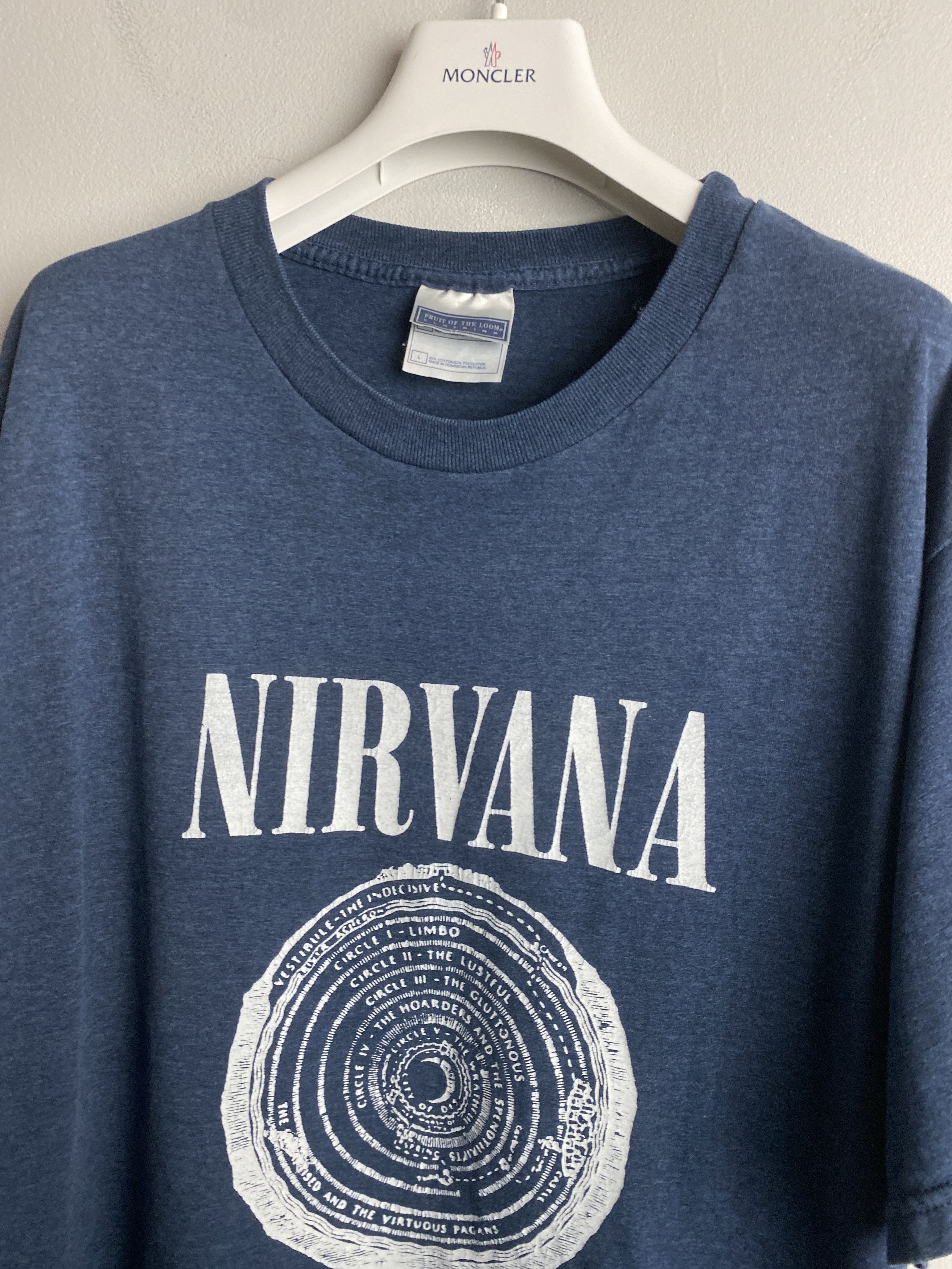 Band Tees × Nirvana Nirvana Vestibule big logo printed t-shirt tee vintage Size US L / EU 52-54 / 3 - 2 Thumbnail