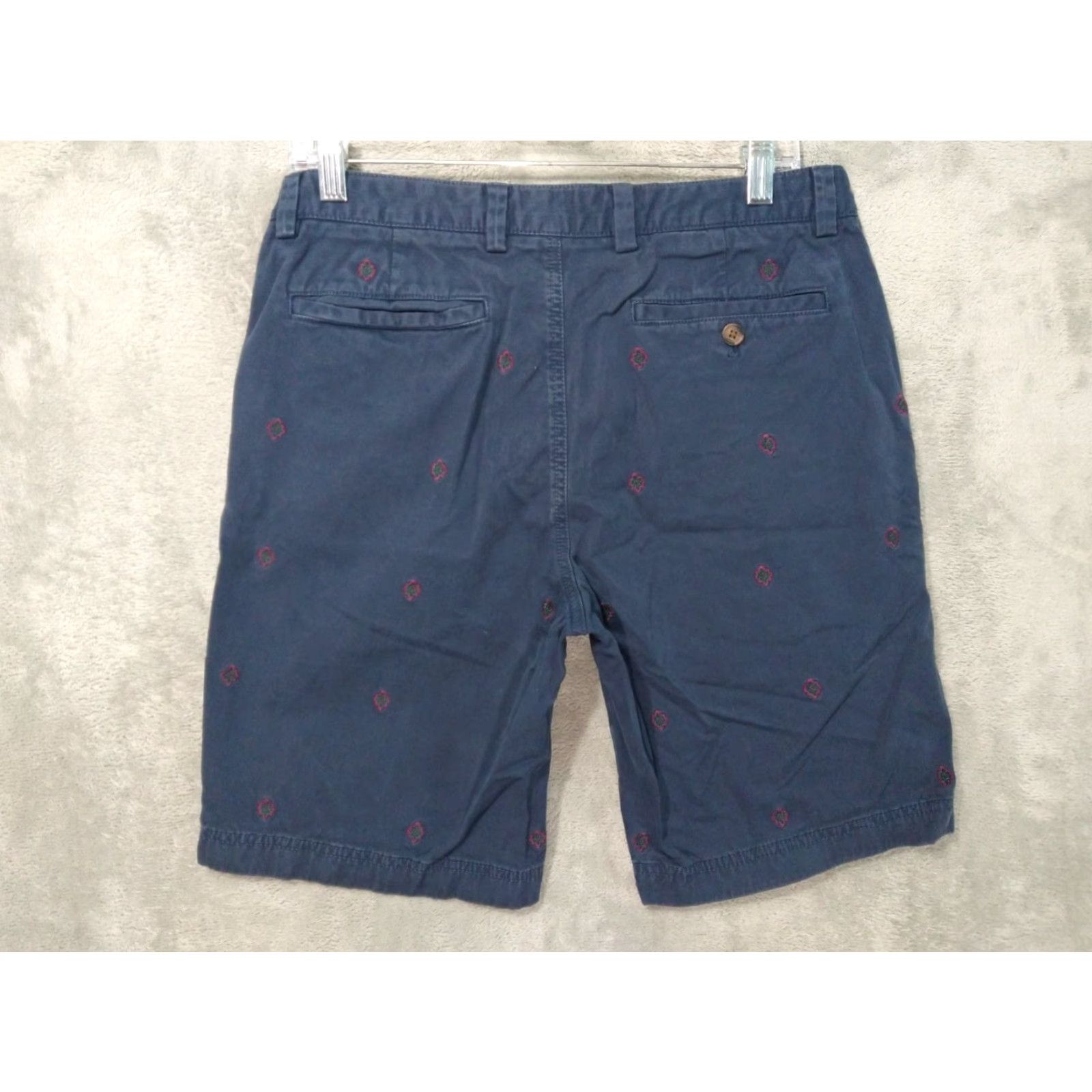 Brooks Brothers Brooks Brothers Shorts Mens 32 Navy Blue Chino Flat Front Southwest Mid Rise Casual Summer Spring Size US 32 / EU 48 - 2 Thumbnail
