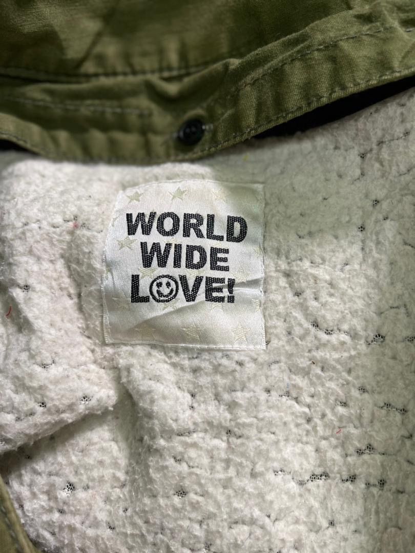 Vintage WORLD WIDE LOVE! M-65 Field Parka Olive Green Size 1 Size US M / EU 48-50 / 2 - 3 Thumbnail
