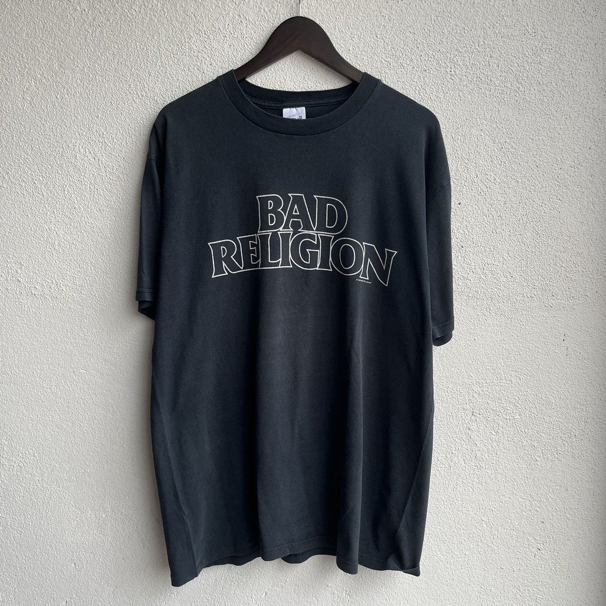image of Band Tees x The Band Tee Guy Vintage 1999 Bad Religion in Black, Men's (Size XL)