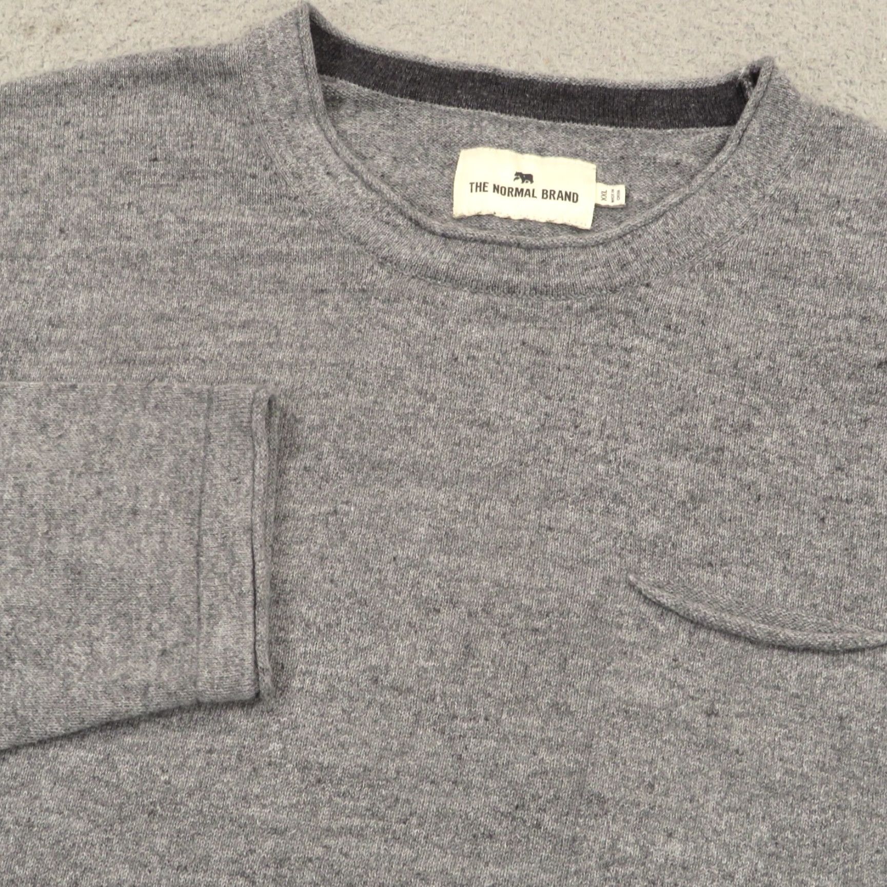 J Brand The Normal Brand Mens XXL Sweater Charcoal Heather Grey Roll Neck Pullover Shirt Size US XXL / EU 58 / 5 - 3 Thumbnail