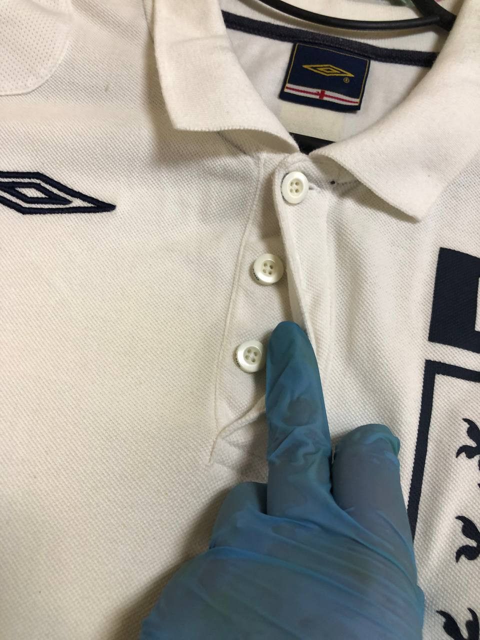 Umbro ENGLAND TEAM FOOTBALL POLO SHIRT TRAINING UMBRO Size US L / EU 52-54 / 3 - 15 Thumbnail