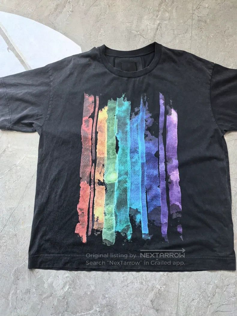 Givenchy Givenchy Washed effect rainbow short-sleeve Size US XL / EU 56 / 4 - 1 Thumbnail